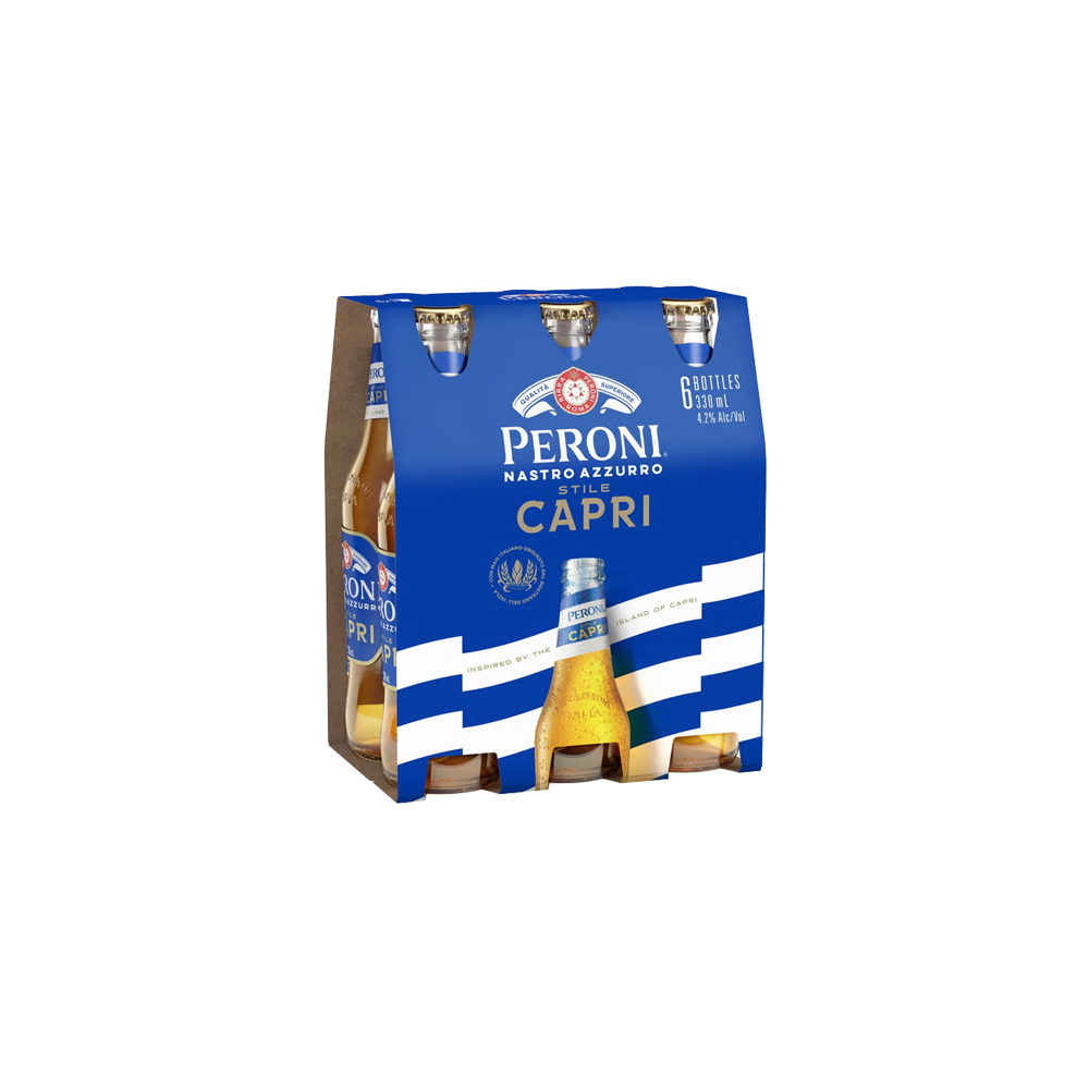 PERONI CAPRI 6 BOTTLES