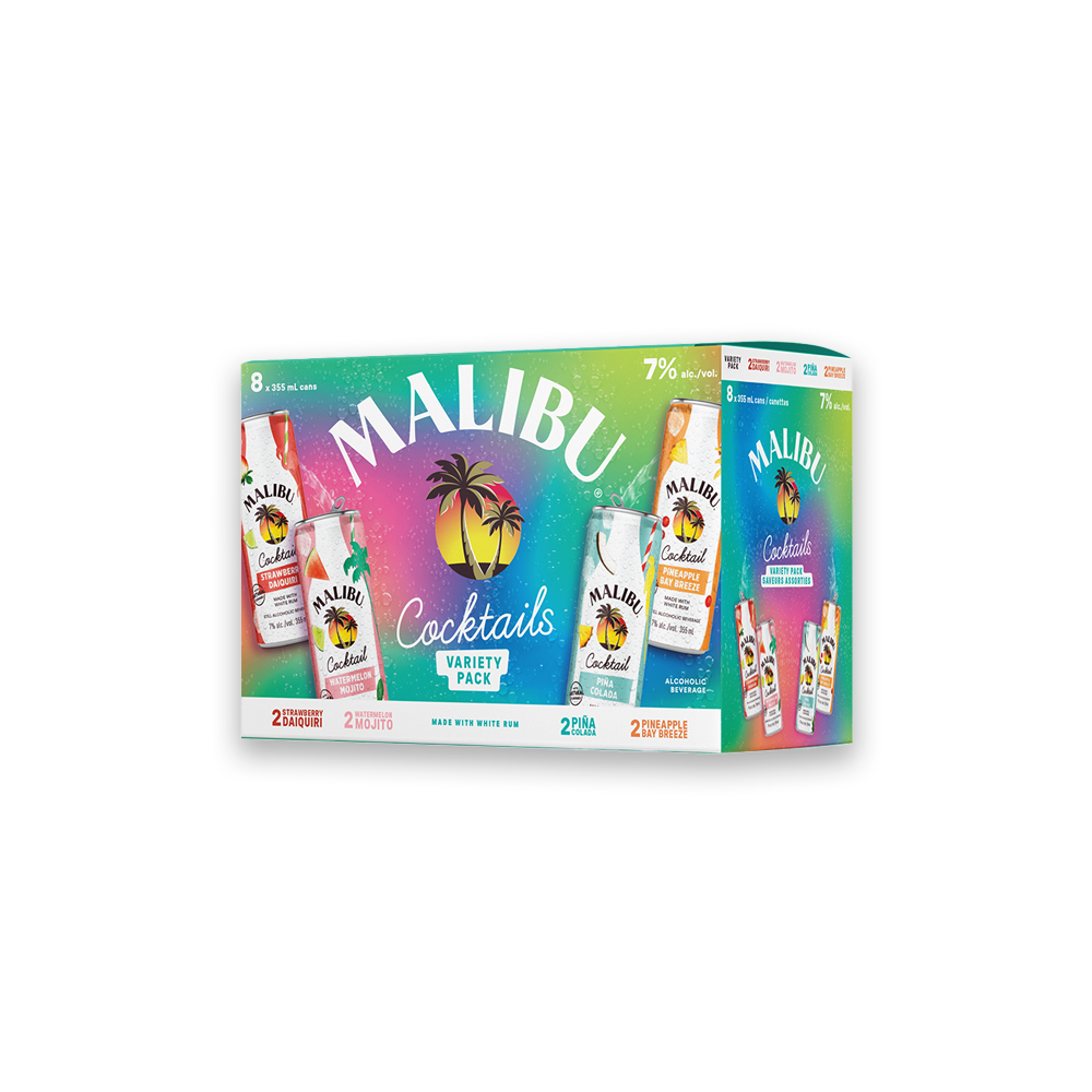 MALIBU COCKTAILS MIXER 8 CANS