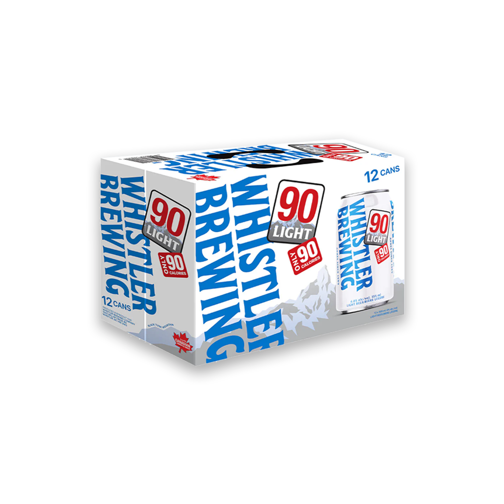 WHISTLER BREWING 90 LIGHT 12 CANS