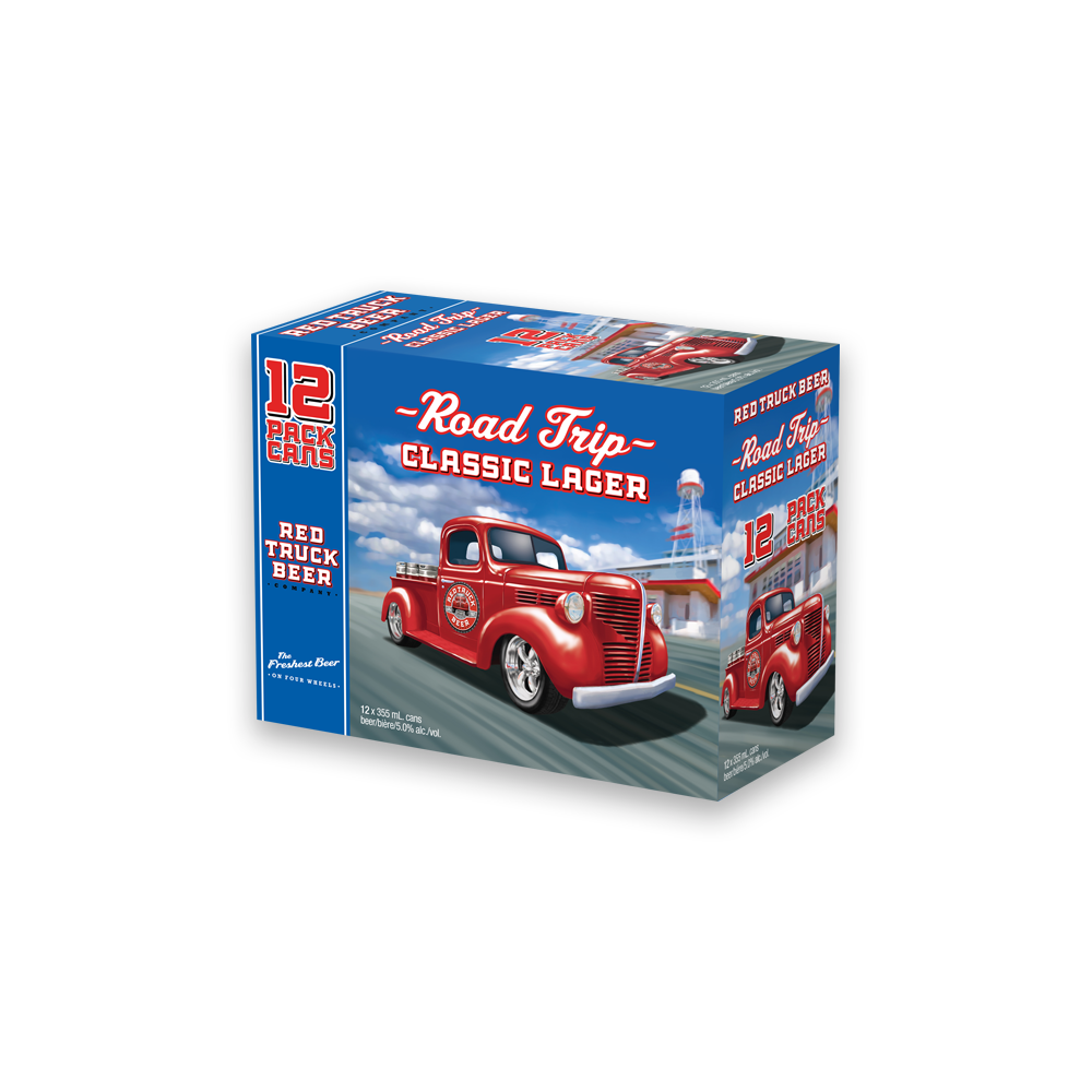 RED TRUCK ROAD TRIP LAGER 12 CANS