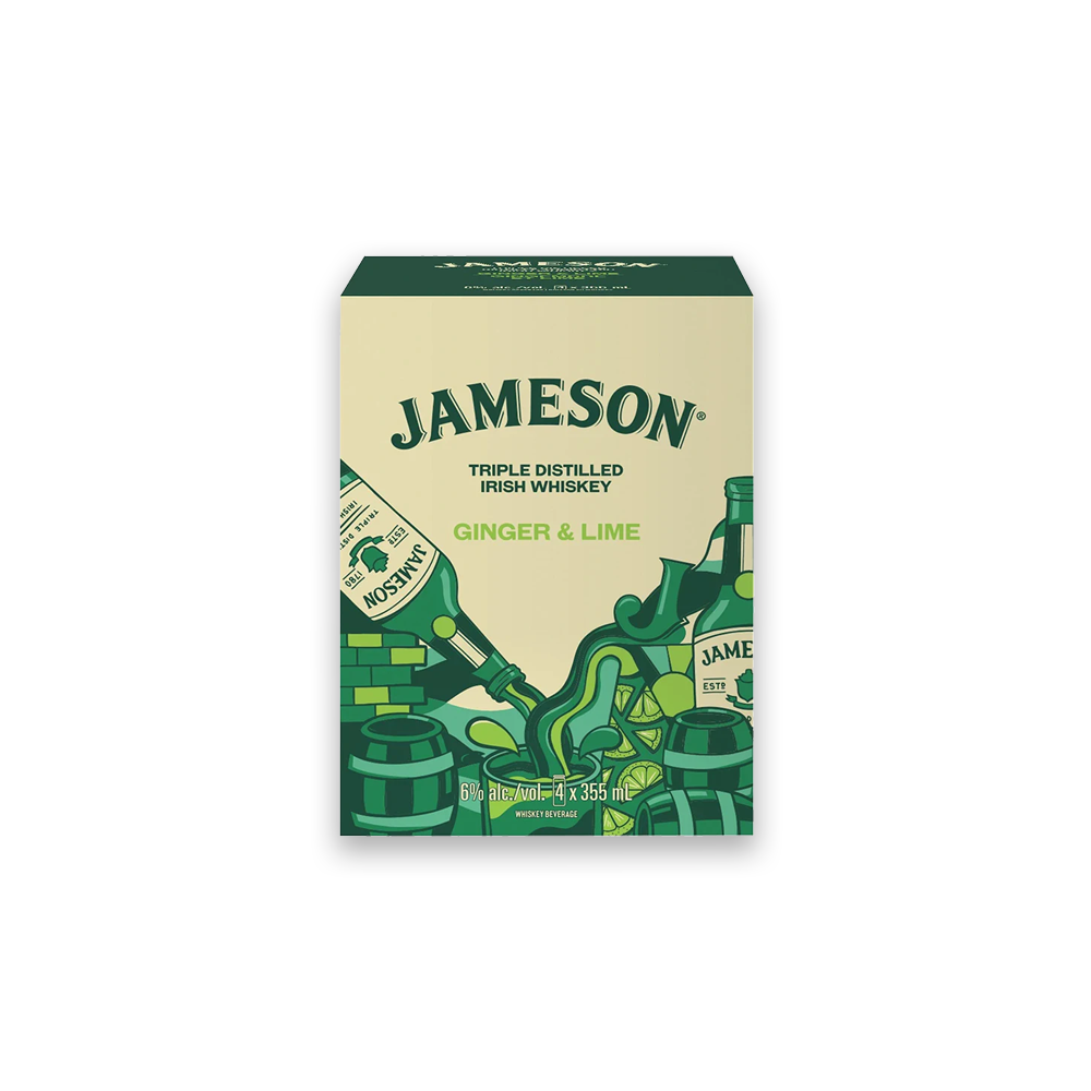 JAMESON GINGER AND LIME 4 CANS