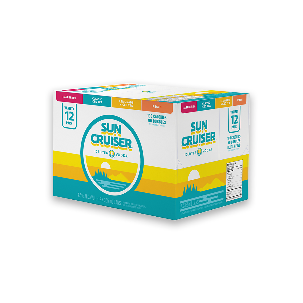 SUN CRUISER VODKA ICED TEA MIXER 12 CANS