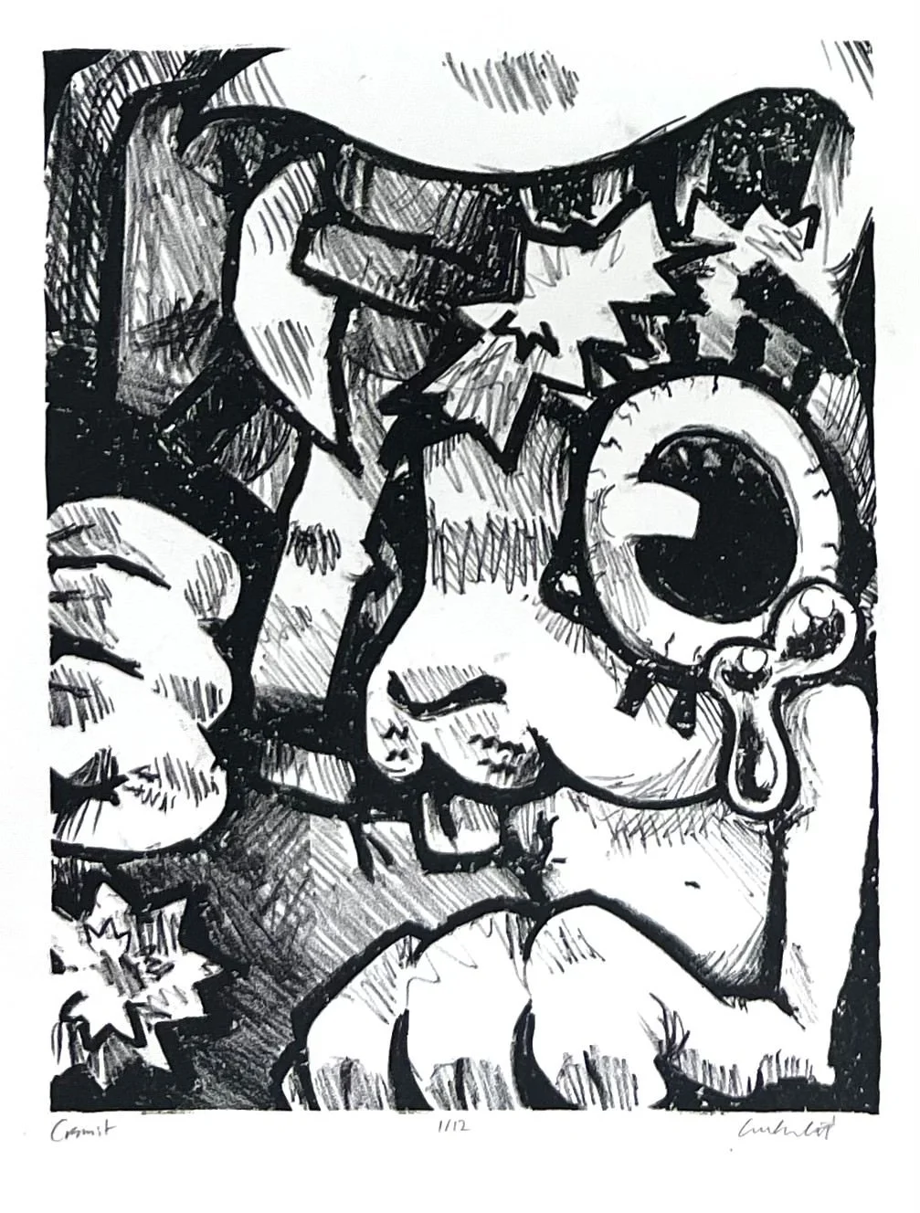 Crampit, litograph print, 2025