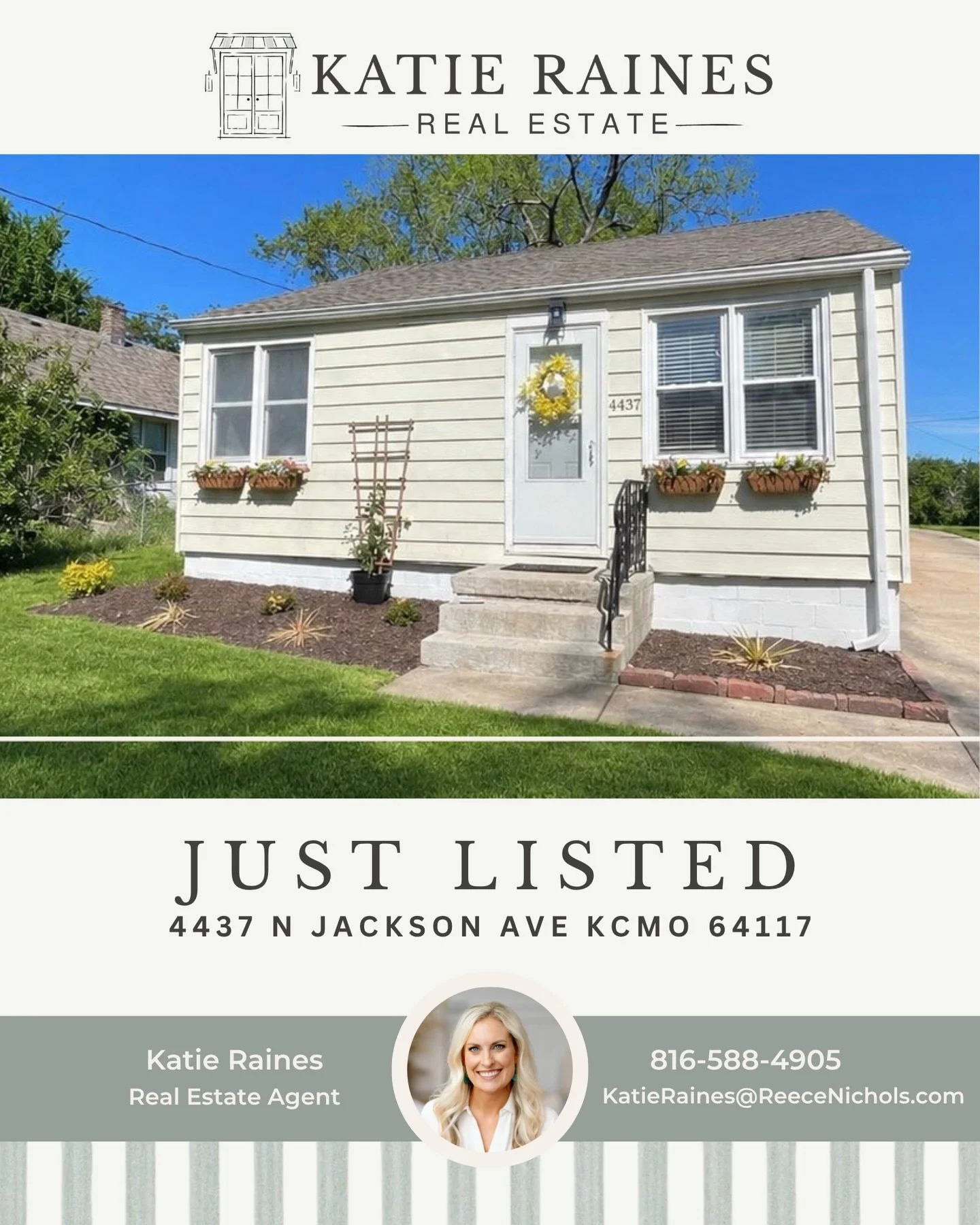 4437 N Jackson Ave KCMO 64117
3 bed 🛏️ 1 bath 🛁 $169,900

No stairs, no stress 😍 This refreshed ranch keeps life easy with 3 bedrooms, a spacious living area, updated bath, and a modern kitchen all on one level. Bonus points for the mudroom drop z