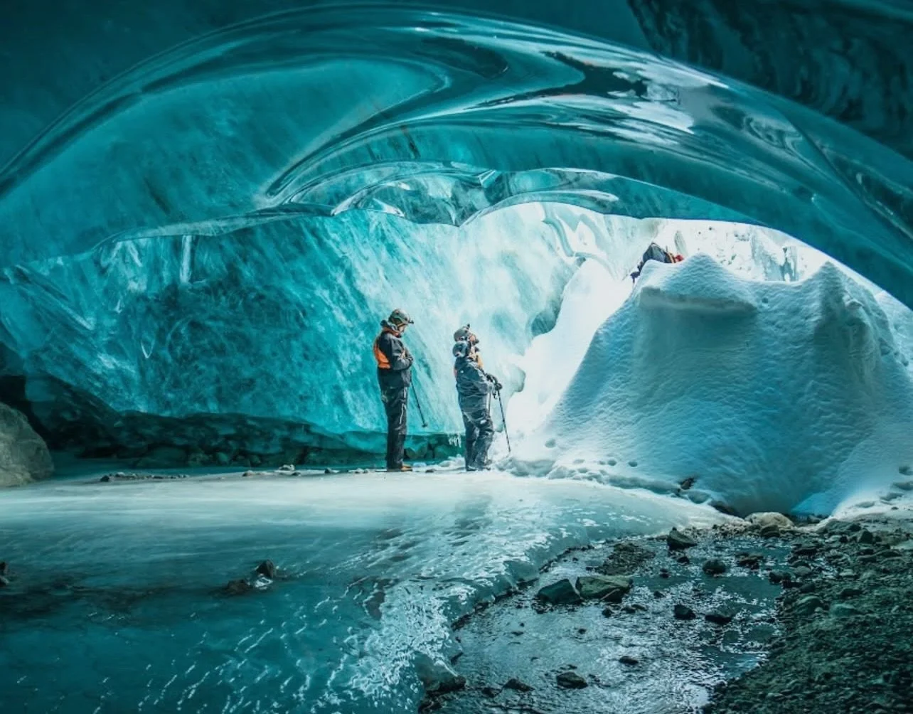 Get ready for an unforgettable adventure! We're stoked to welcome @gobeyondwhistler to the Tourism Pemberton family! Explore the breathtaking Pemberton Icecap, just a quick flight away, with expert local guides and discover the magic of ice caves and