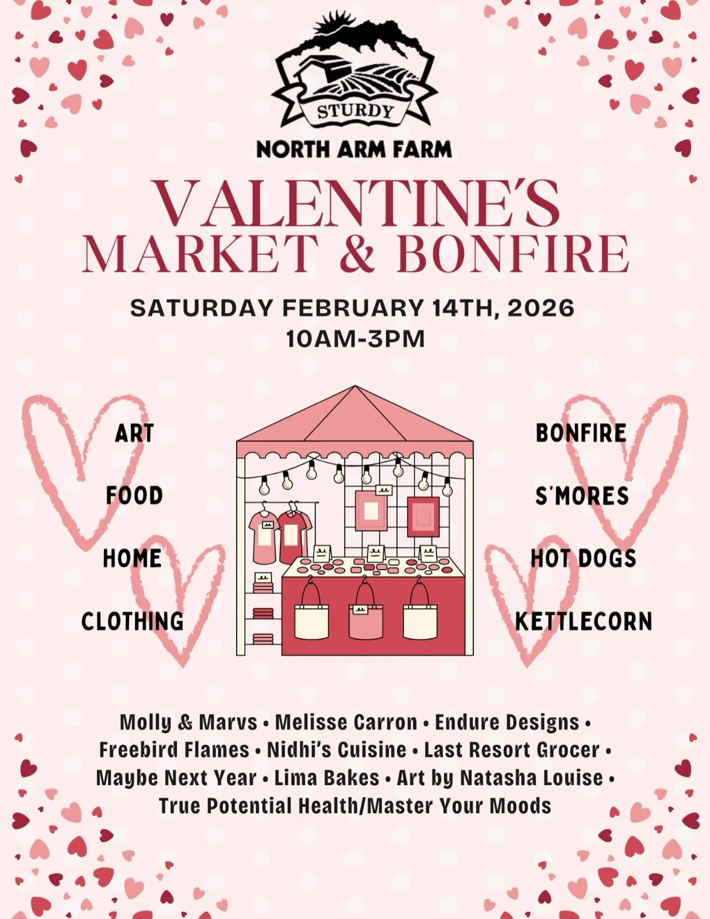 Valentine's Market & Bonfire
