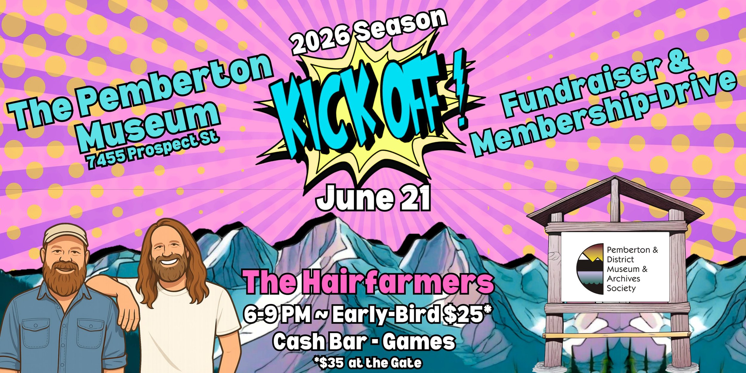The Hair Farmers Live at the Museum: Fundraiser