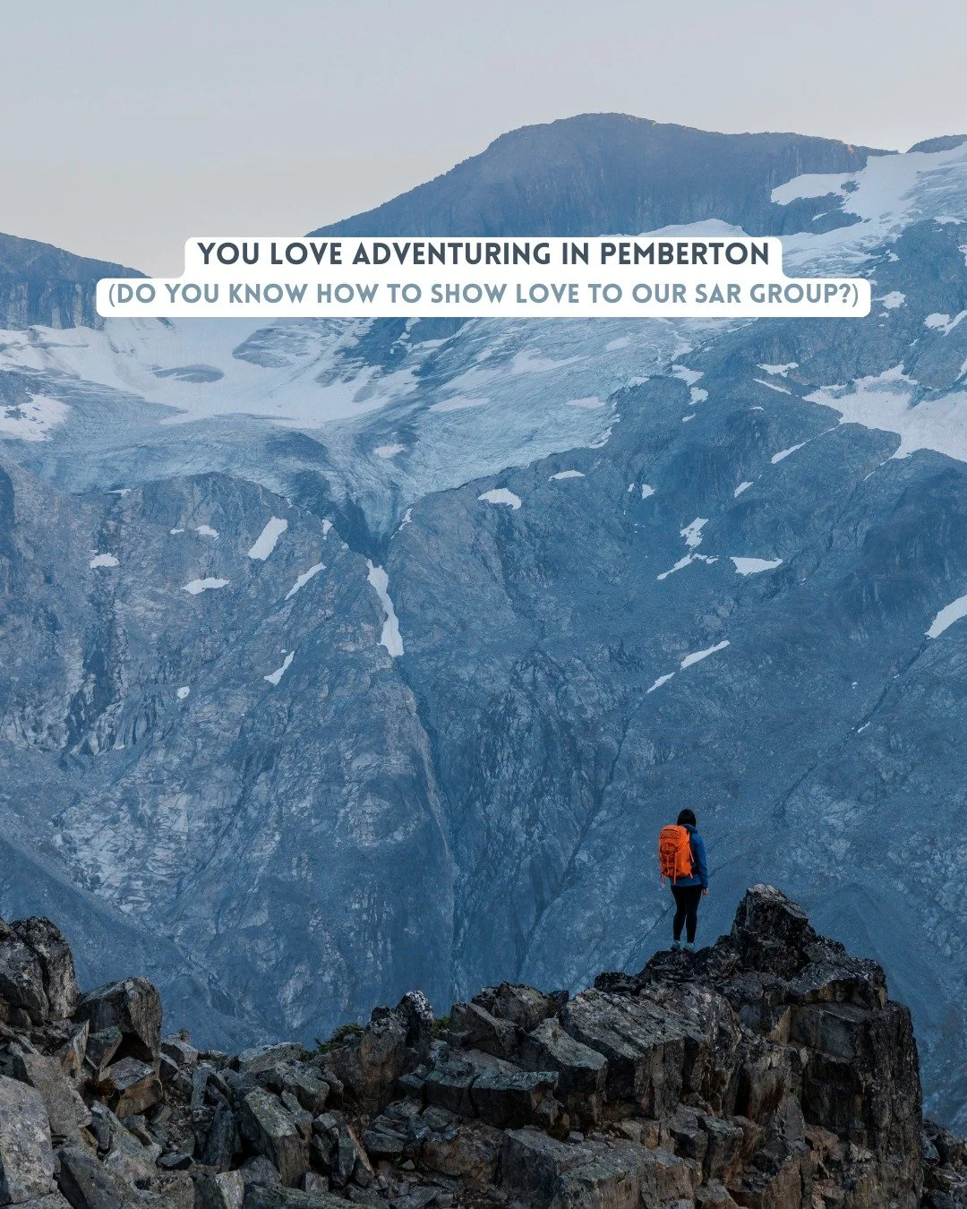Visiting Pemberton for a backcountry adventure? Love It. Better. ❤️ Every time you plan ahead, pack smart, and know your limits, you're showing love to the volunteers who stand ready to respond. 

Here&rsquo;s what you need to know to Be AdventureSma