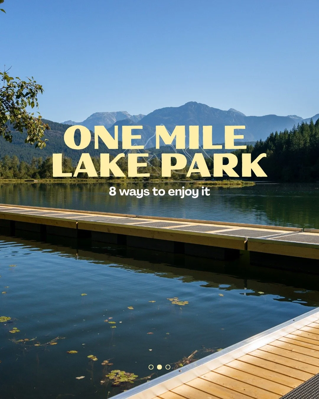 One Mile Lake Park: 8 ways to enjoy it

With good weather kicking off October, we're spending as much time outdoors while we can. Right in town, One Mile Lake is one of our favourite places to soak up our surroundings with lots of activities for ever