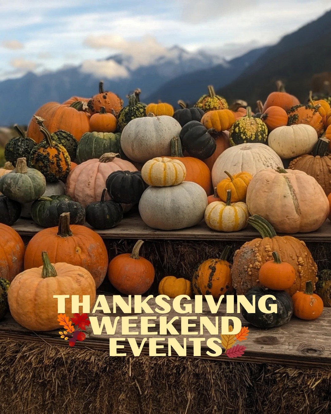The sun looks like it will be shining for us for a wonderful Thanksgiving long weekend. Celebrate, eat, listen to good music and enjoy the outdoors together with these great events on.

THANKSGIVING WEEKEND EVENTS

Every Day:
&bull; The Beer Farmers 