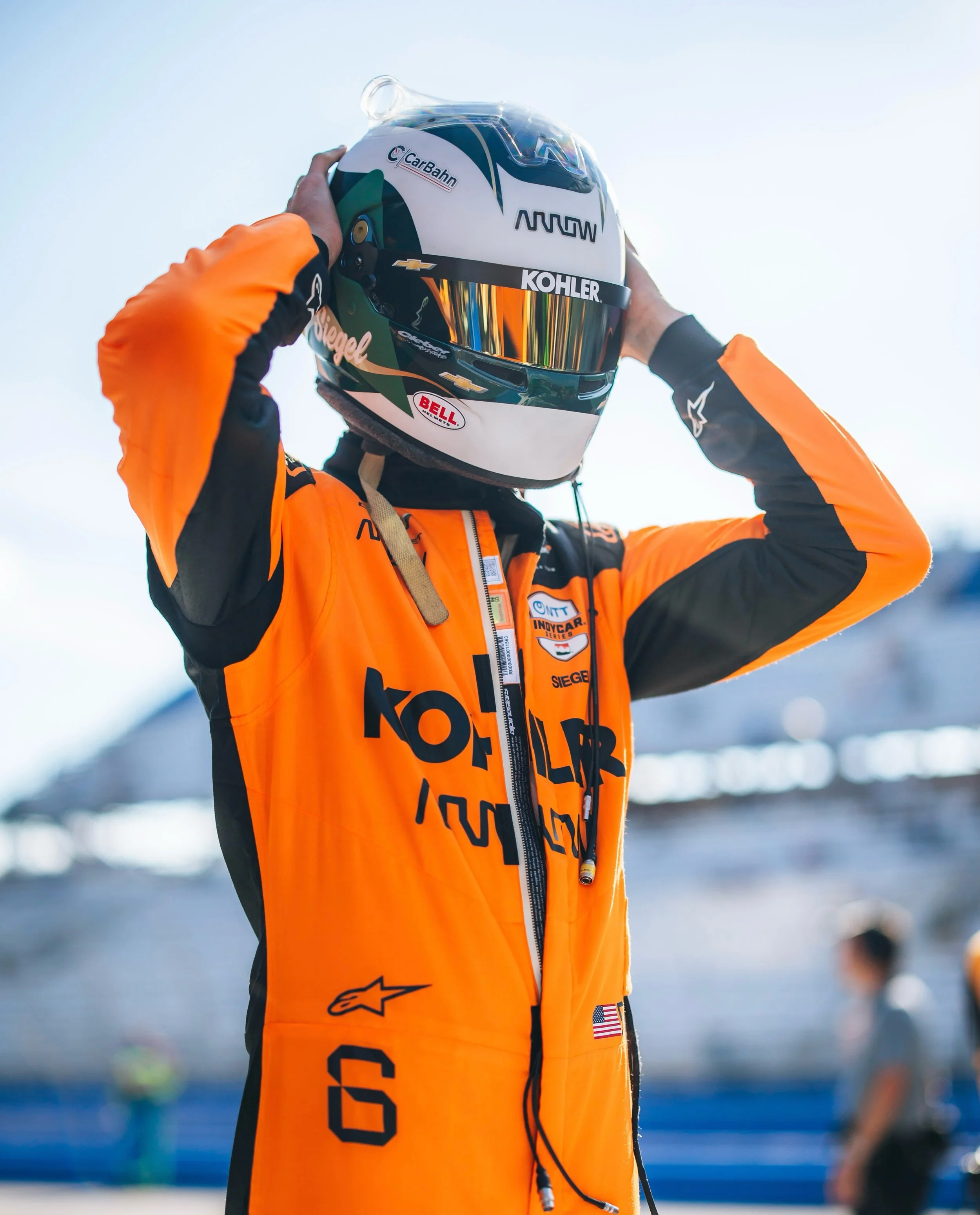 Busy day behind the wheel. Thanks for riding along @kohler and @teamchevy.

Congrats @patriciooward 👏👏
