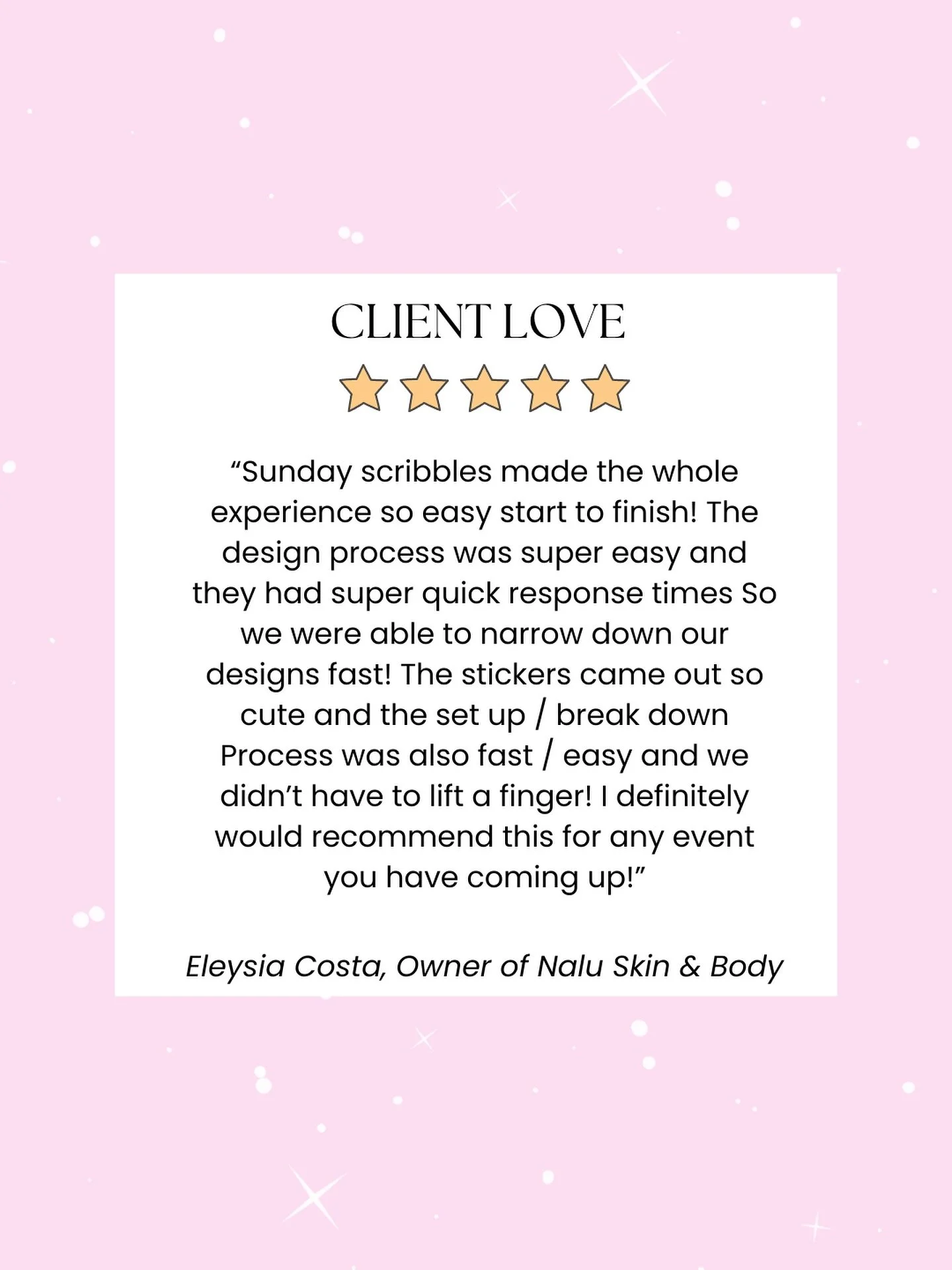 We can&rsquo;t thank you enough for our clients&rsquo; support and trust in us to create a memorable, unique experience for their guests. THANK YOU! 🥹🥰💫