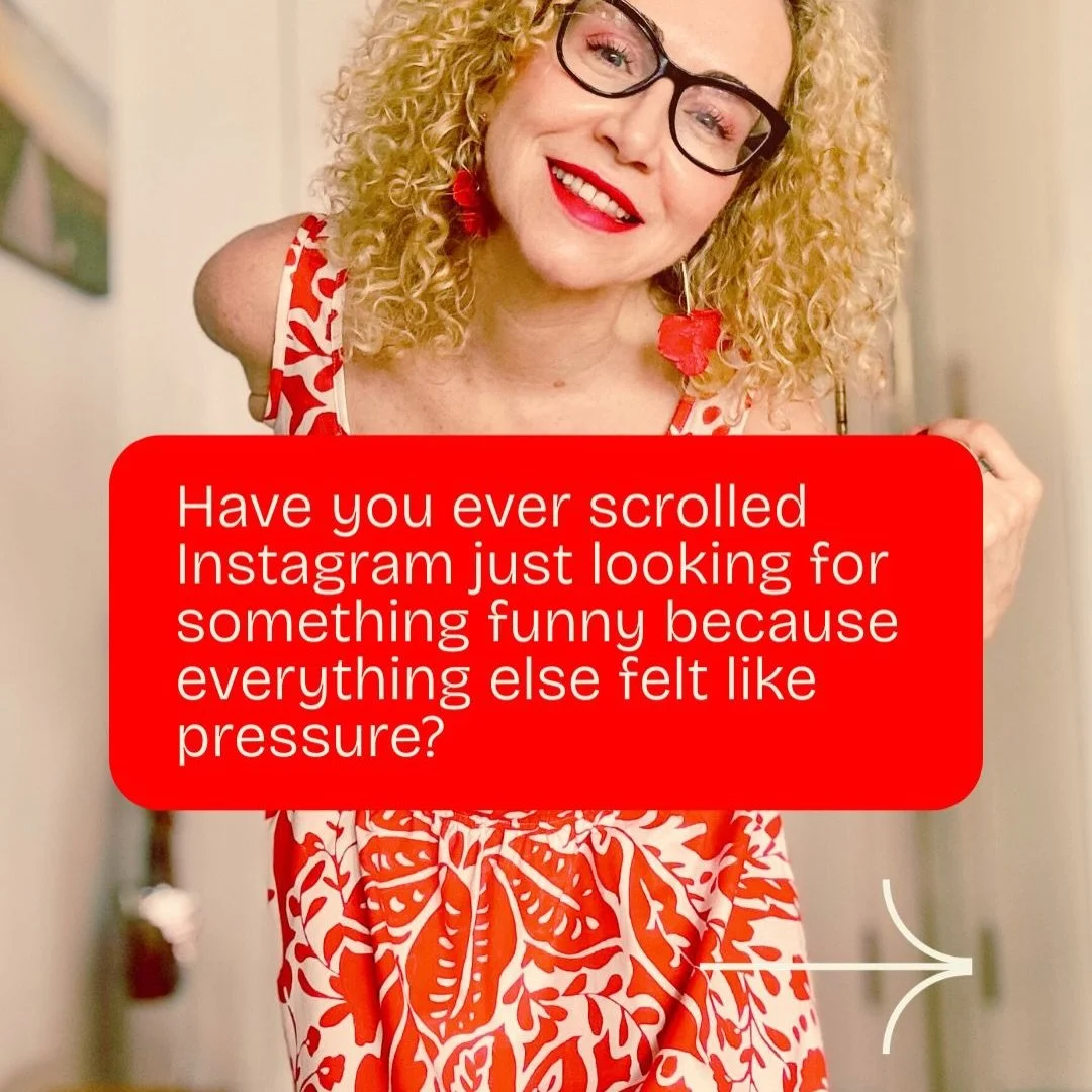 Yesterday I caught myself scrolling Instagram just looking for something funny, because so much of what I see now feels like pressure.

There is so much advice, so many rules, so many protocols. Even with 30 years in fitness and wellness, I sometimes