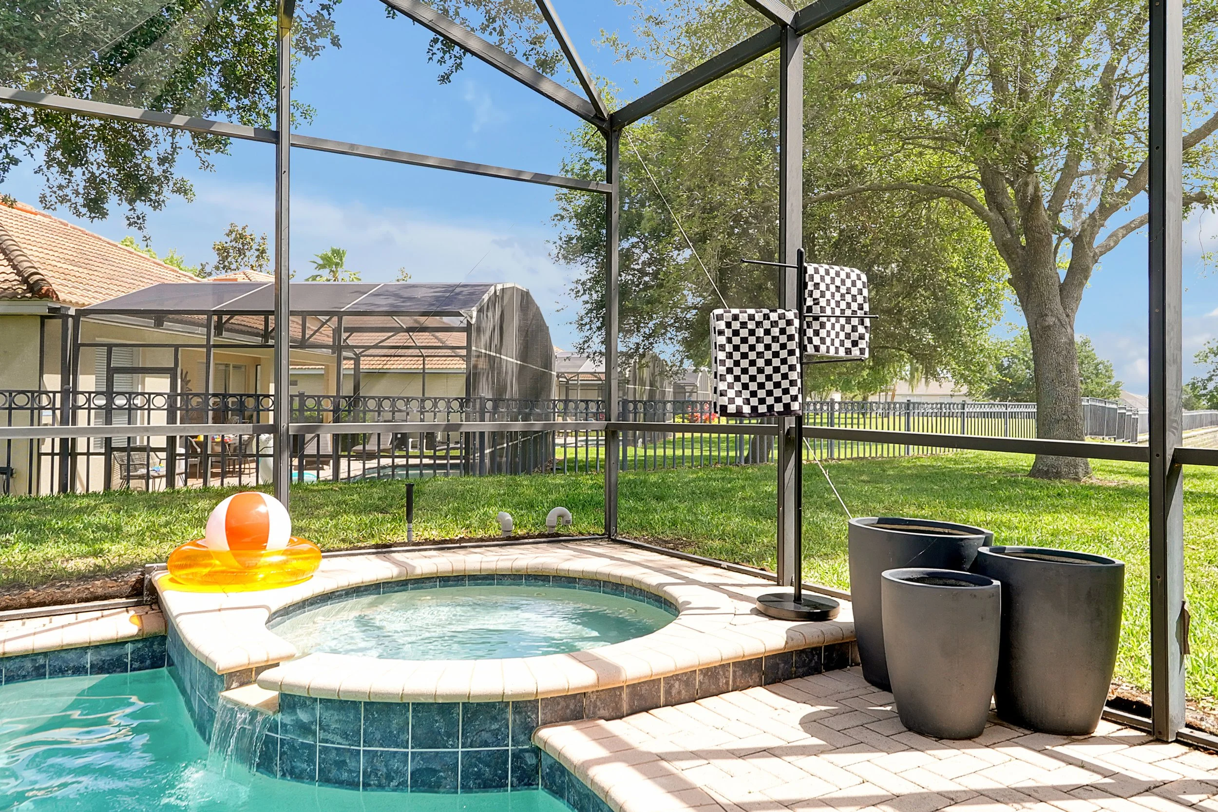 Patio + Pool — Whimsical Mouse Manor