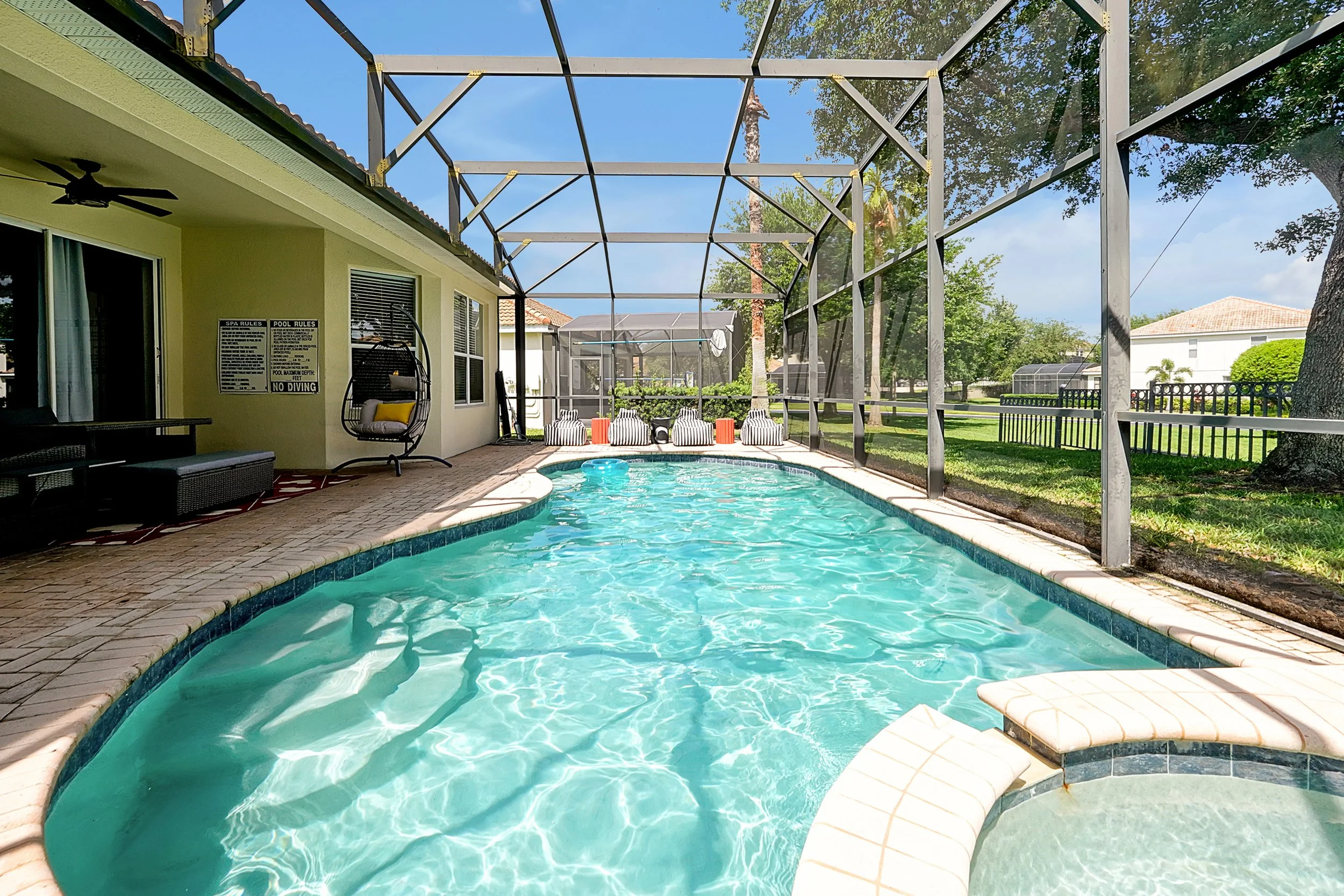 Patio + Pool — Whimsical Mouse Manor