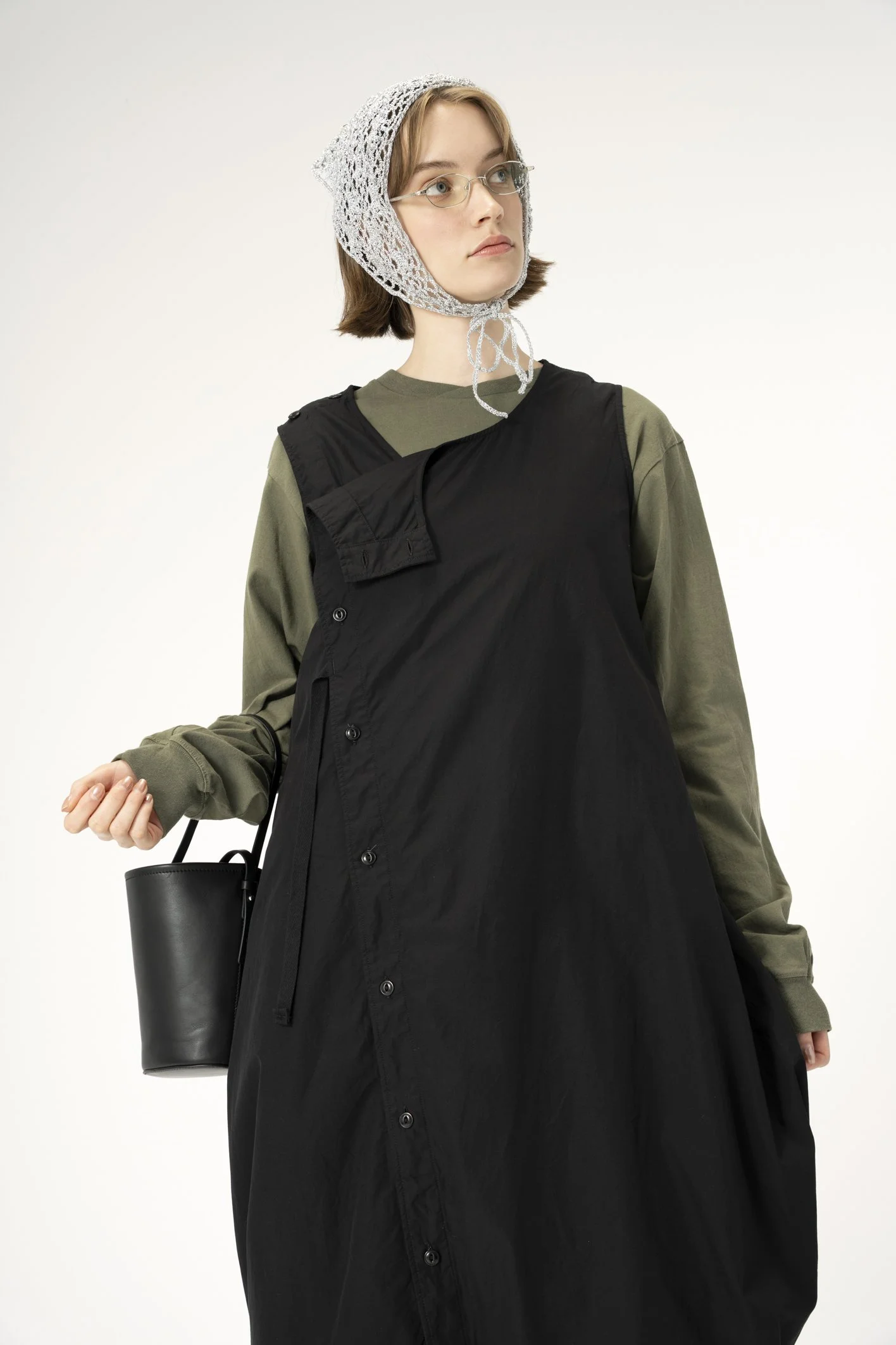  Explorer Dress  Black 100's 2Ply Broadcloth