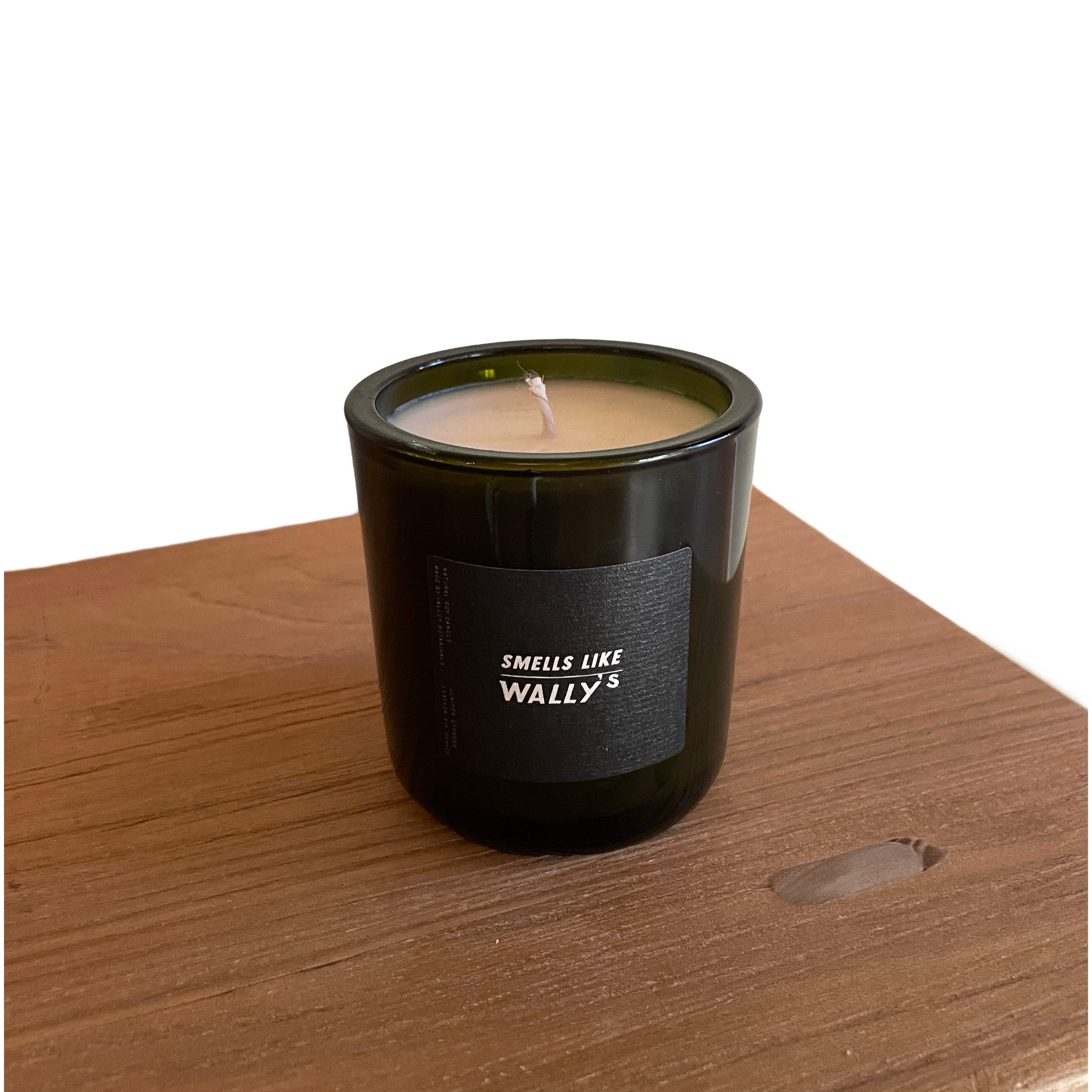 SMELLS LIKE WALLY'S CANDLE