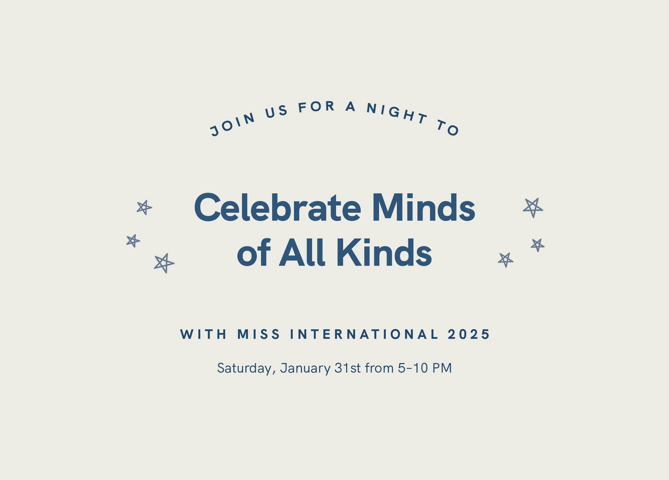 A Night to Celebrate Minds of All Kinds
