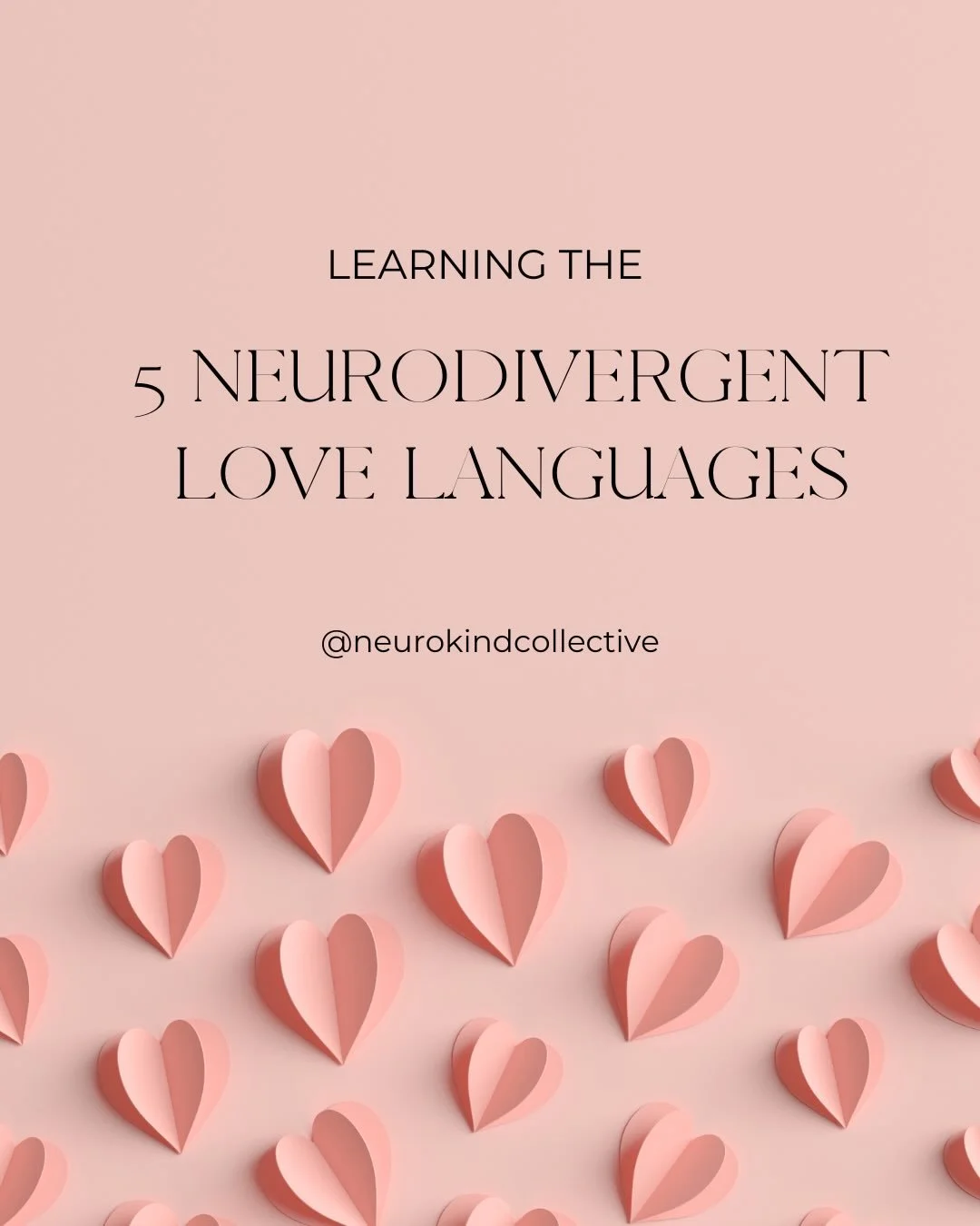 Learning the 5 Neurodivergent Love Languages 💌

Not everyone says &ldquo;I love you&rdquo; the same way.
Sometimes it looks like a meme.
A rock in your pocket.
Sitting in silence together.
A firm squeeze.
Or stepping in when your nervous system can&