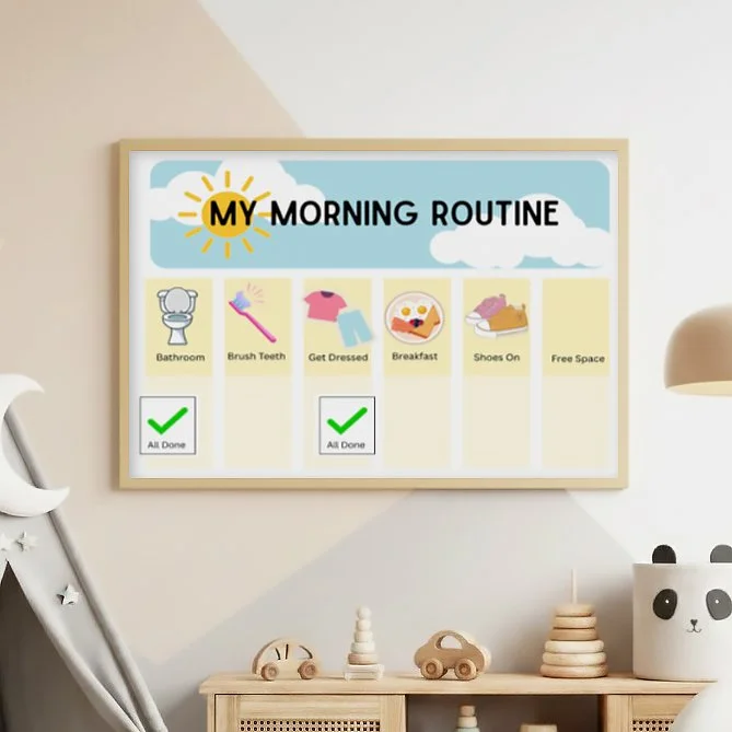 Morning/Bedtime Visual Schedule