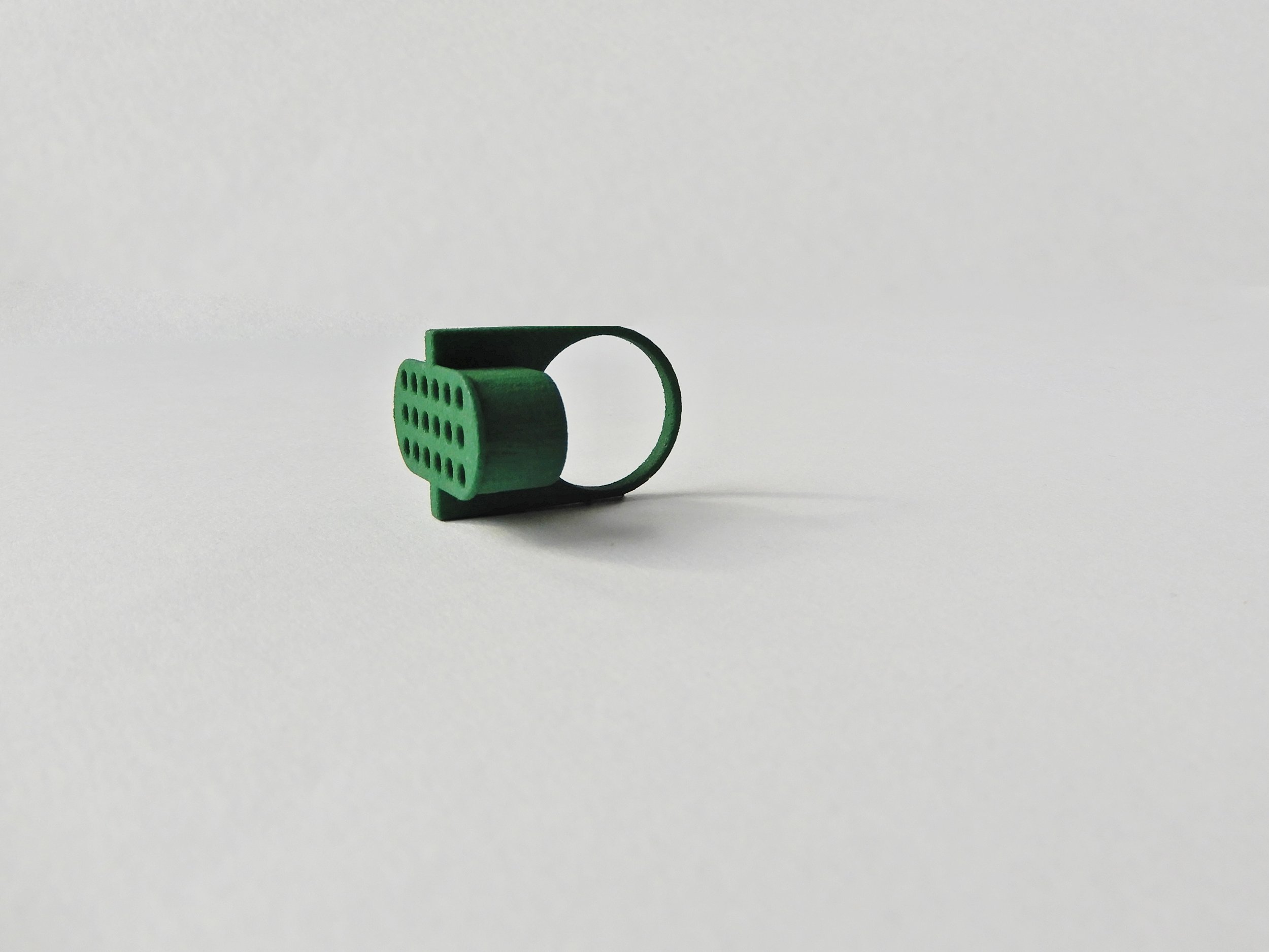 3D printed oval ring