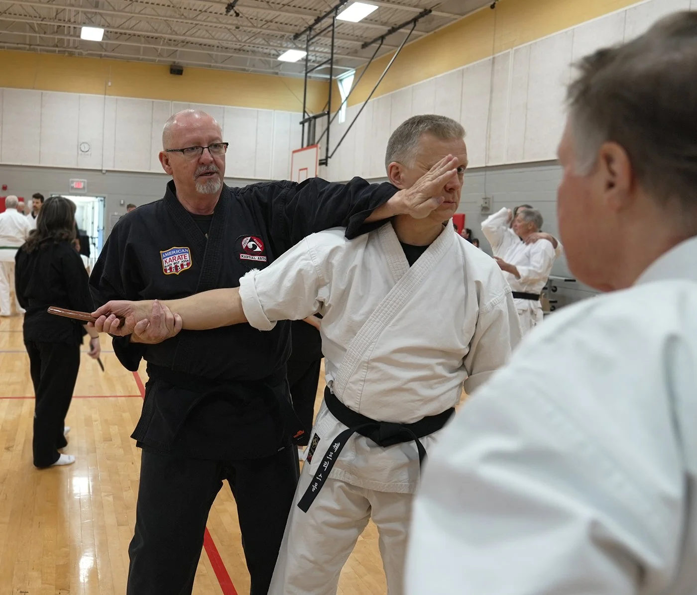 Tommy Vaughn taught an exciting knife defense seminar at the 50th celebration.