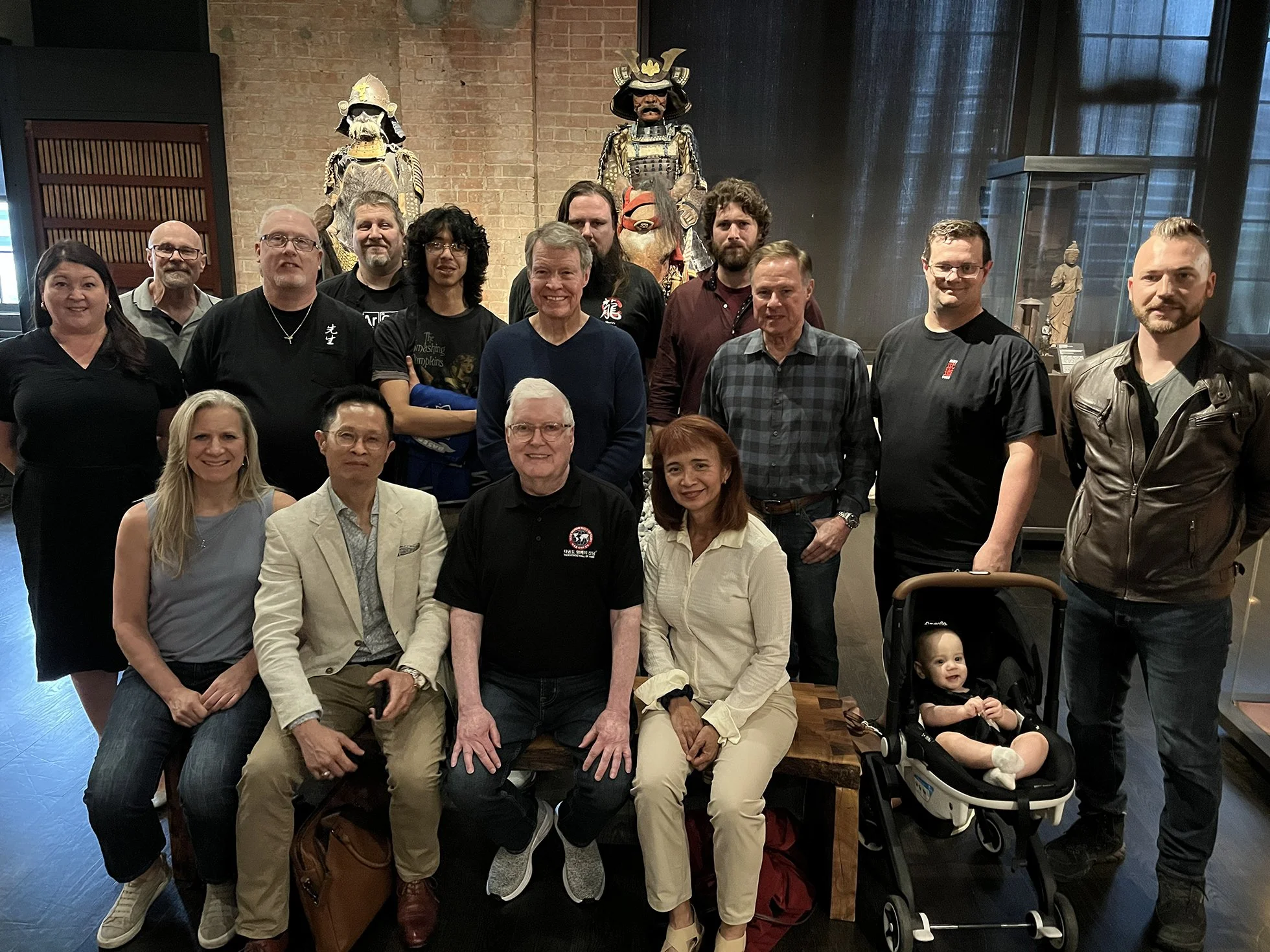 3/27/26, a group of AKATO black belts got a private tour of the Samurai Museum in downtown Dallas during the 50th anniversary weekend.