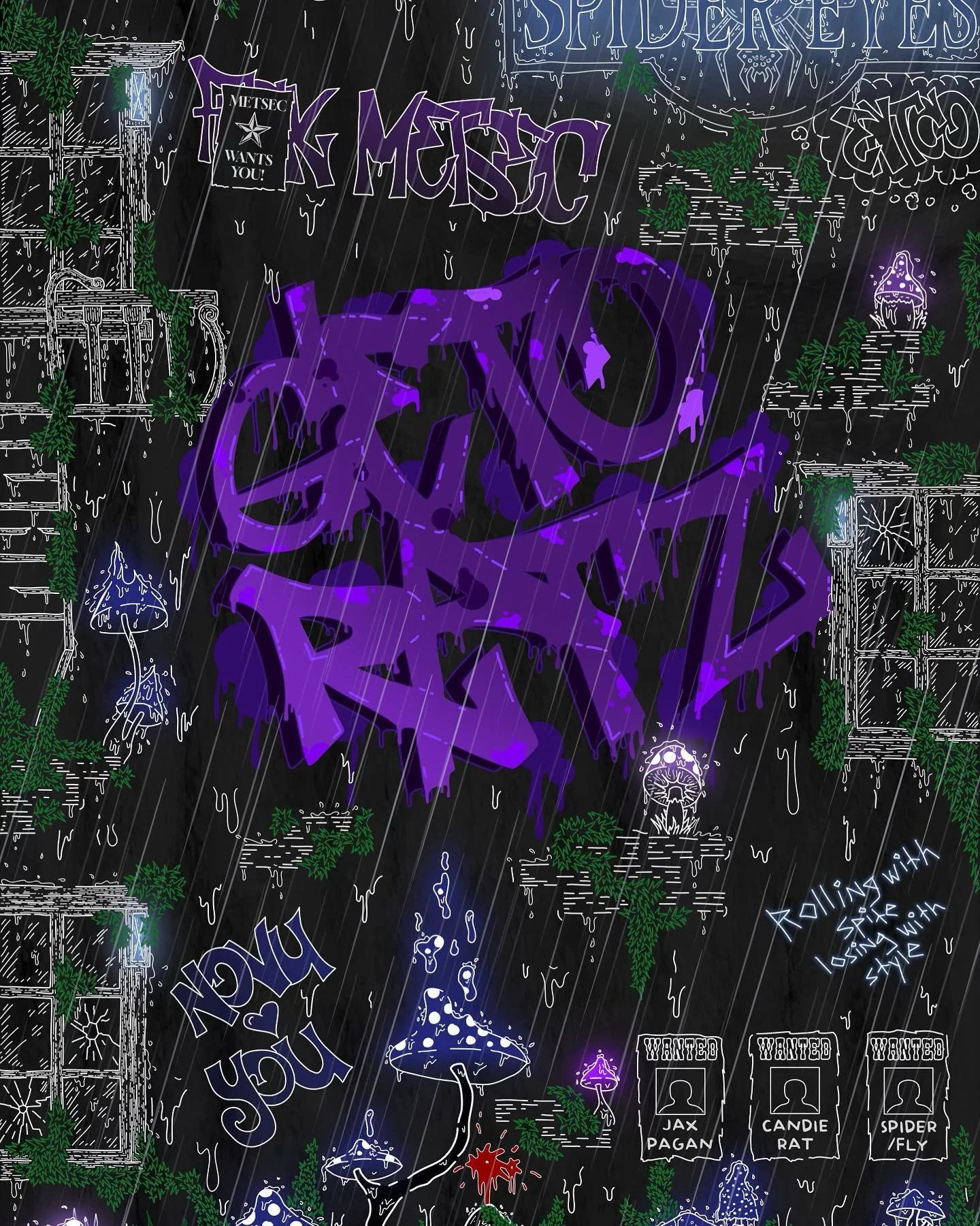 Welcome to the Spider-Eyes Entco. official account. Stay tuned for more updated on the upcoming Geto Ratz RPG! Shout out to @sascha.p.03 for the cover art!
