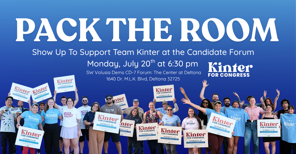 Pack the Room for Kinter- CD7 Forum
