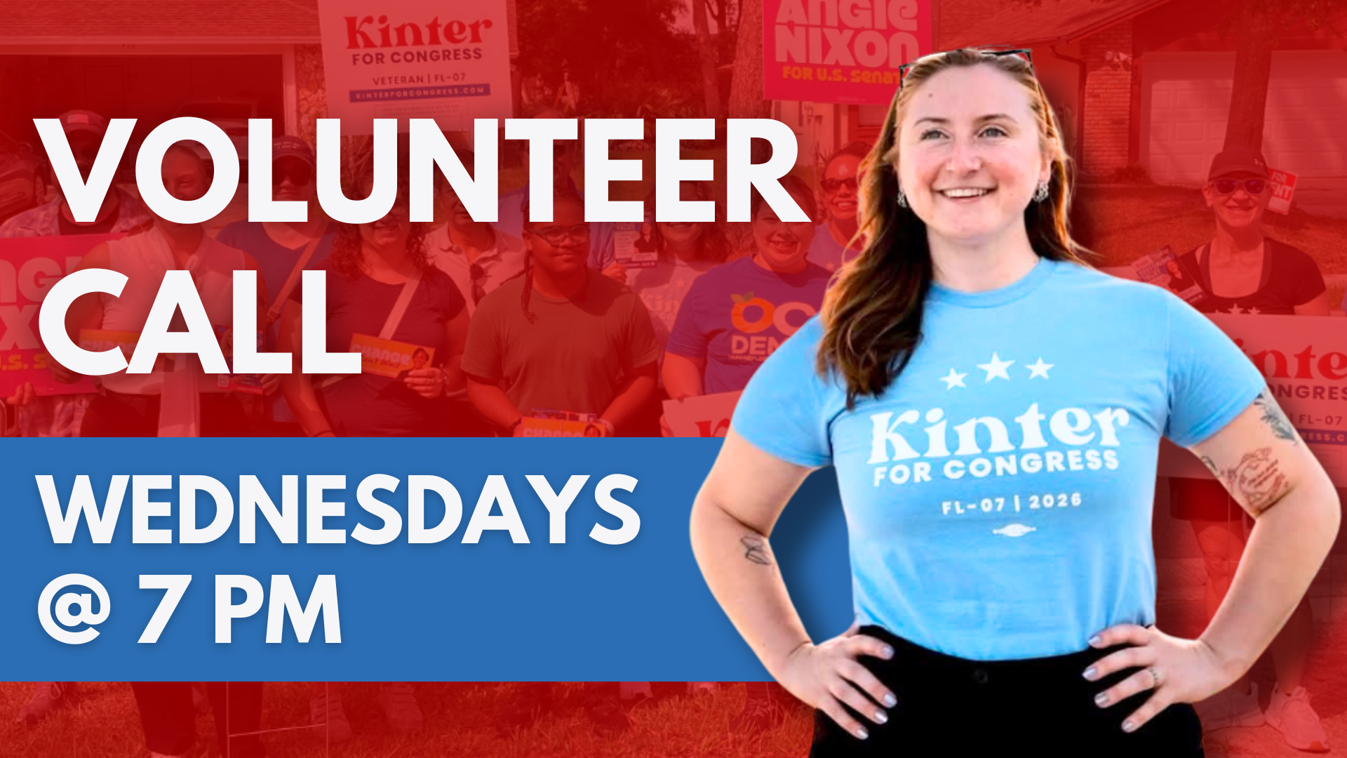 Weekly Wednesday Volunteer Meetings
