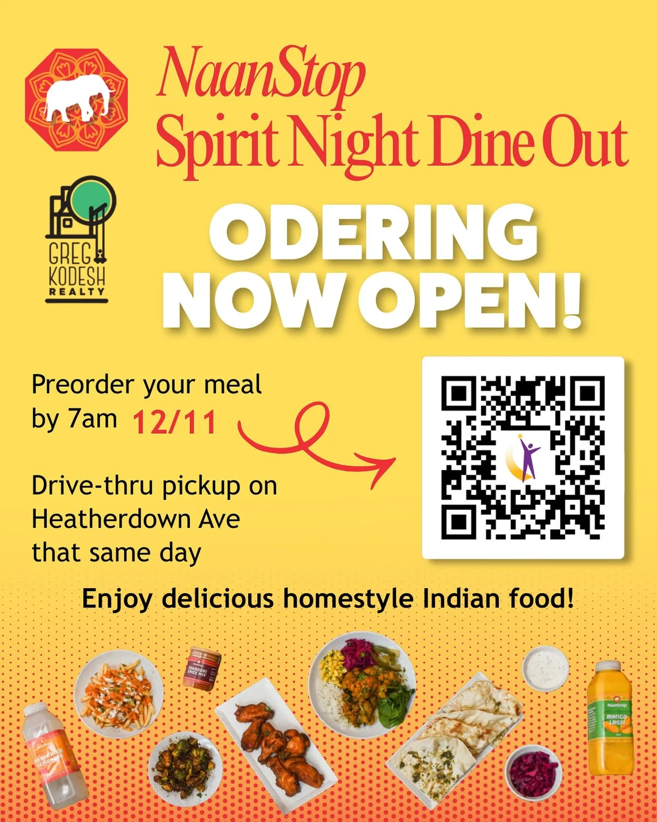 Ordering is now open for our NaanStop Spirit Night coming up on Thursday, December 11th. 

Skip cooking and support Decatur Education Foundation at the same time.
Place your pre-order now and enjoy delicious Indian takeout while helping fund DEF&rsqu