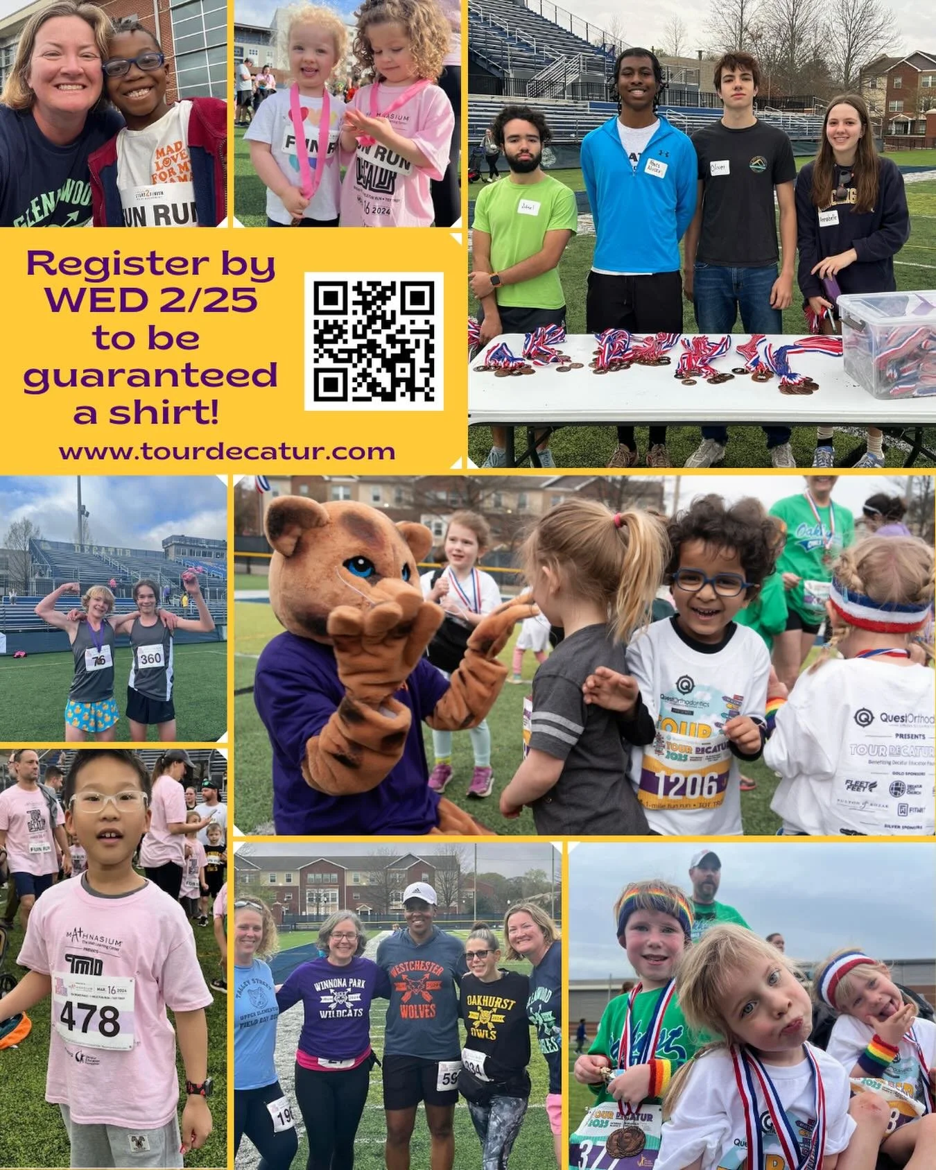 Don&rsquo;t miss out on the fun &hellip; or the t-shirt! Register for Tour deCatur by TOMORROW to be guaranteed a race tee! 💜

#tourdecatur #peachtreeroadrace #communityinmotion #runwiththedogs #decaturga