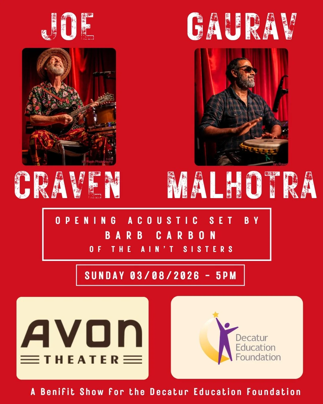 Come to the @avontheaterga this Sunday! We are so very grateful that the proceeds benefit Decatur Education Foundation.