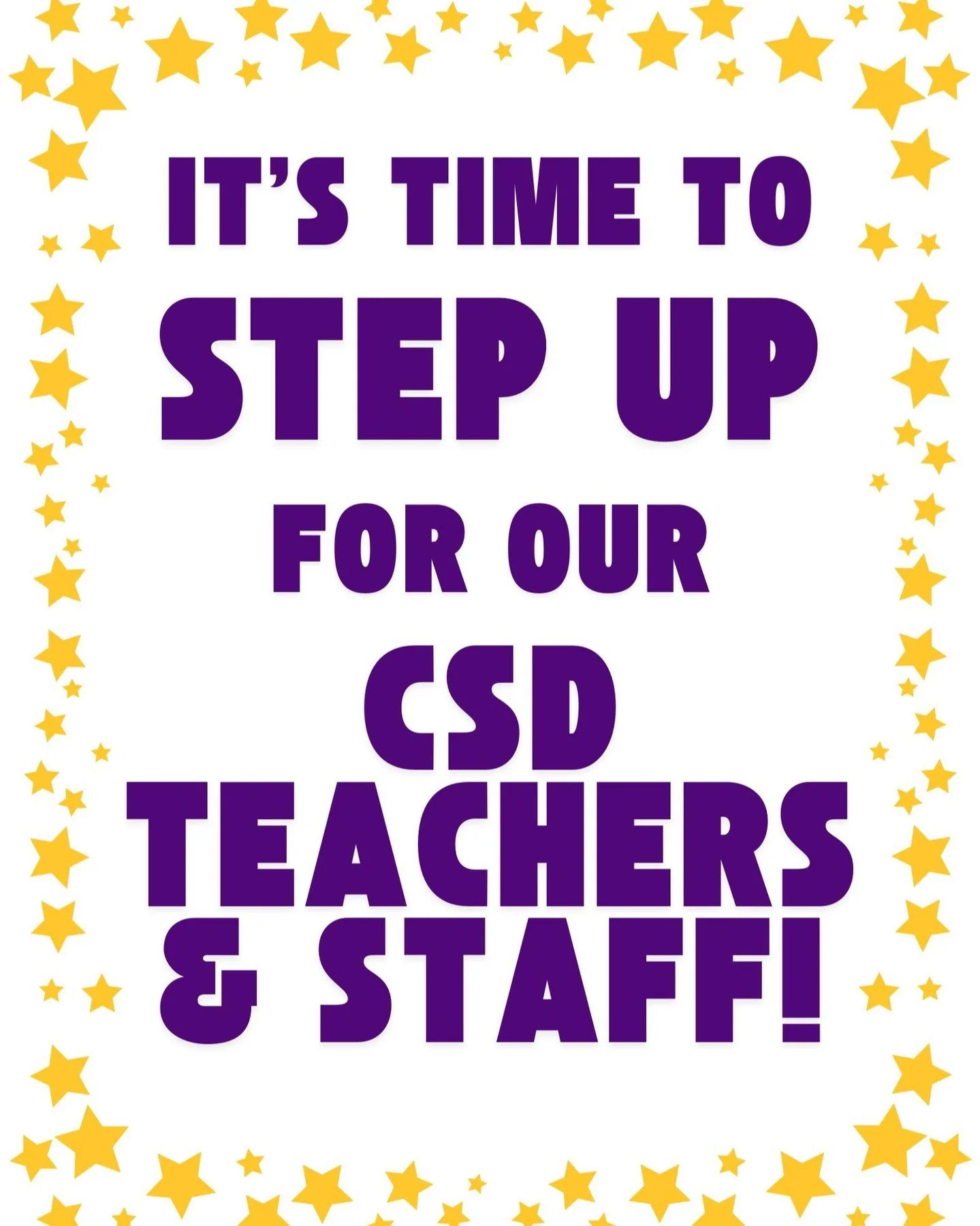 DEF offers a wonderful opportunity to show your appreciation for CSD teachers/staff and show your pride in your graduating seniors by having a yard sign in their honor. Proceeds from DEF&rsquo;s Step Up Campaign fund Teacher and Student Innovation Gr