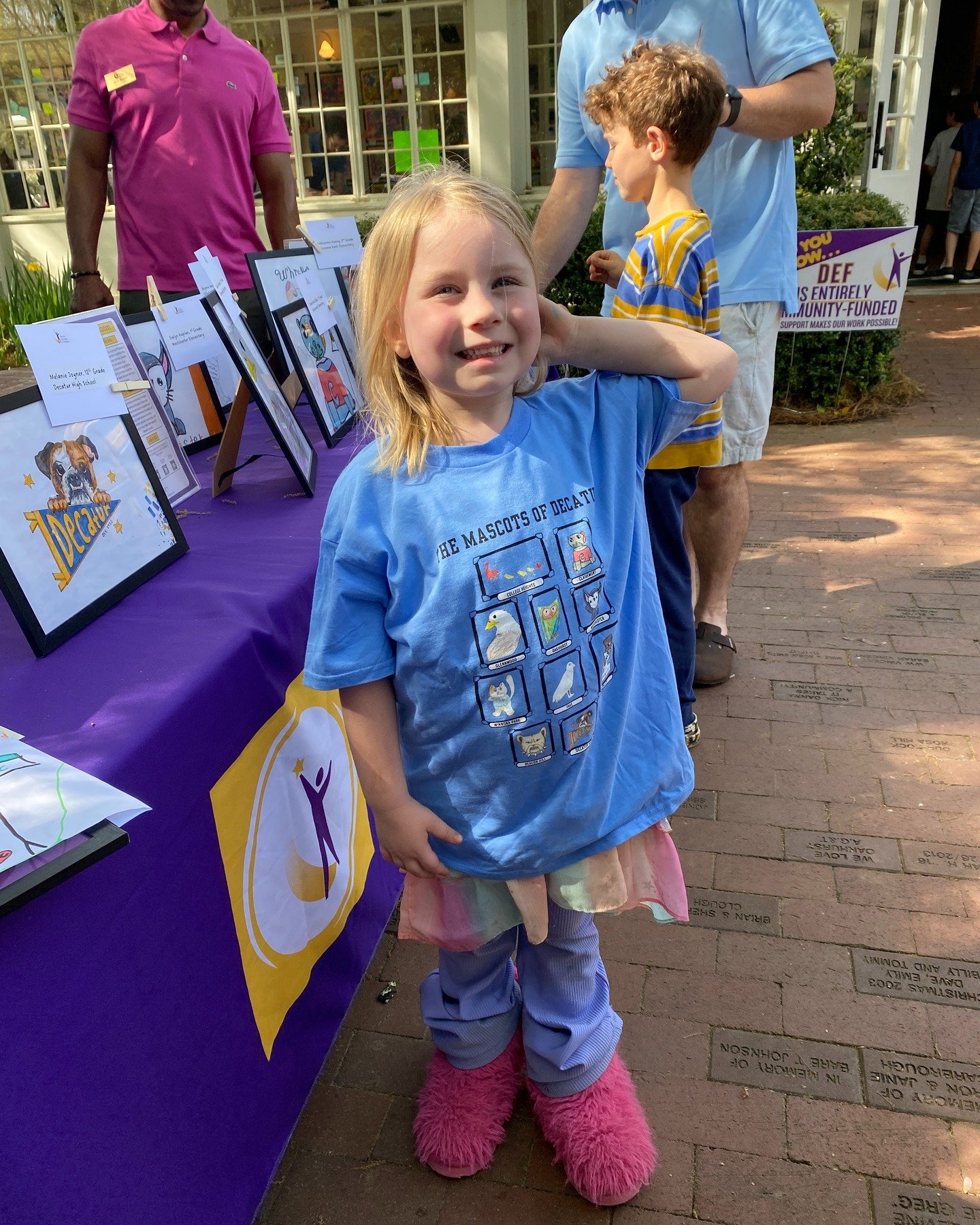 It is settled &ndash; this t-shirt generate smiles! Get your Mascots Of Decatur t-shirt at the CSD Art Exhibition! Students from every CSD school submitted their original artwork for a chance to be featured on a t-shirt as a fundraiser for Zara&rsquo