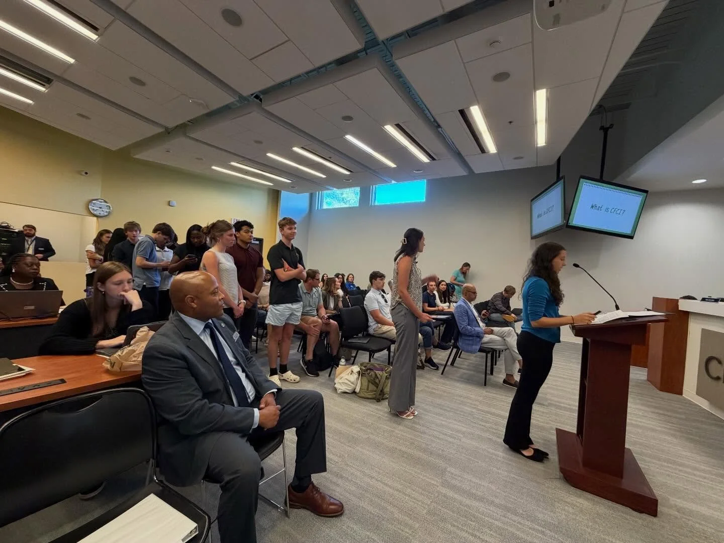 At last night&rsquo;s Board of Education meeting, we watched in awe as the Child Friendly Cities Initiative&rsquo;s Teen Leadership Team (TLT) presented to the board about the following:
🔹The need for more Narcan stations in Decatur High School
🔹A 