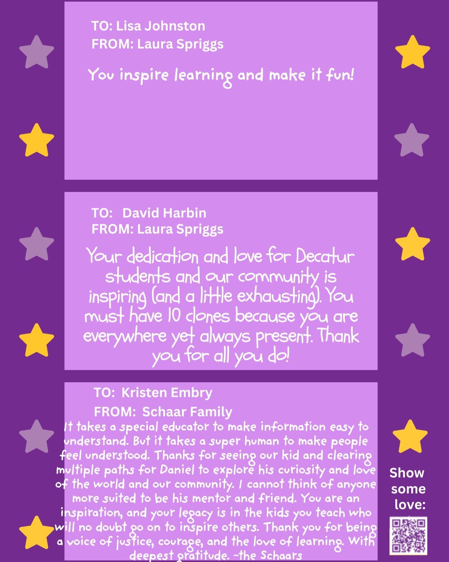 💜💛Feel Good Friday💛💜. PART 3
You can show some love for our amazing CSD teachers and staff - and for any graduating seniors - by going to www.stepupforteachers.com
The best part? This campaign TRULY shows how we step up for our CSD teachers and s