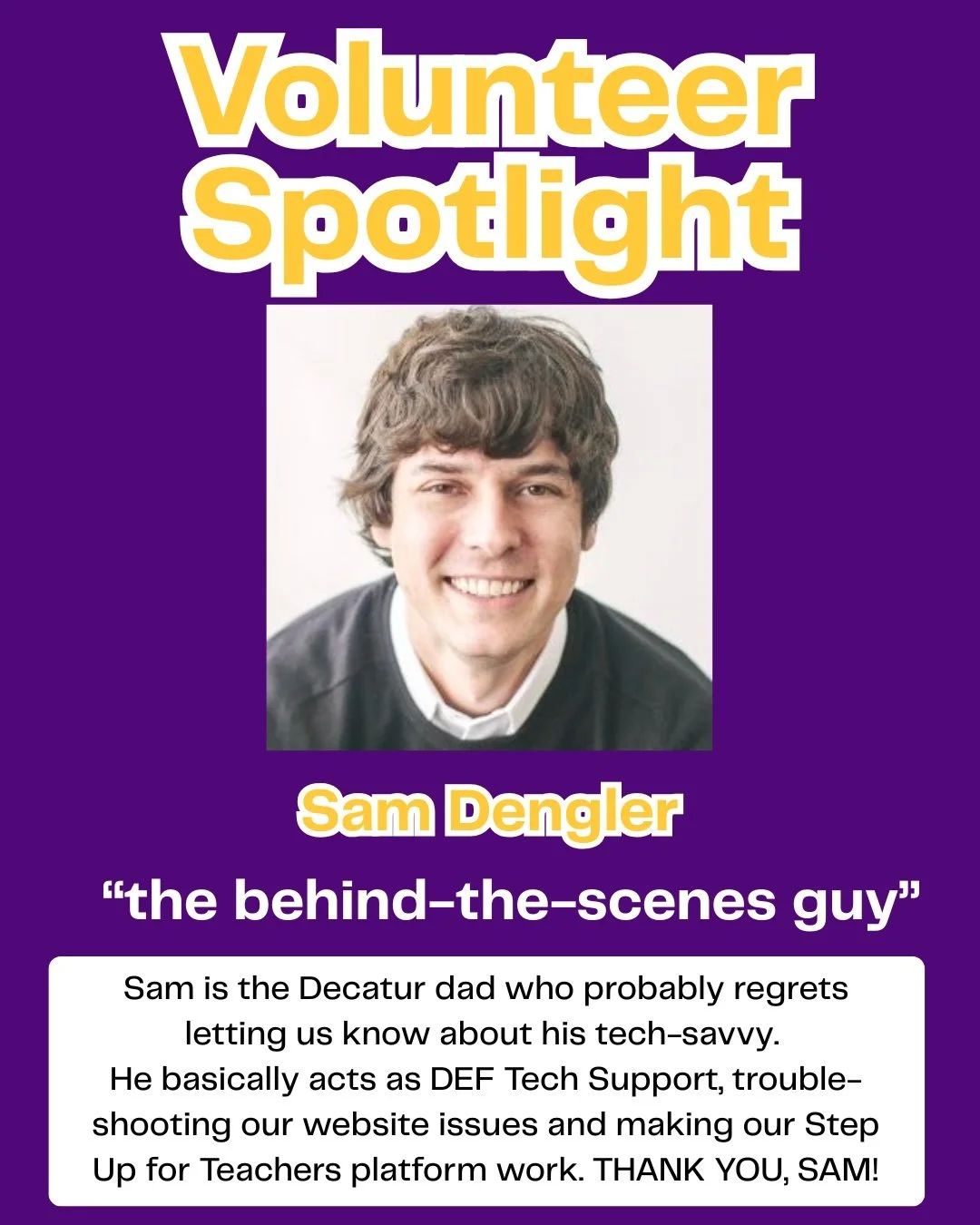 National Volunteer Appreciation Week gives us an opportunity to recognize a few of the many volunteers who make an impact at DEF. Join us at www.decatureducationfoundation.org/volunteer 

#NationalVolunteerWeek