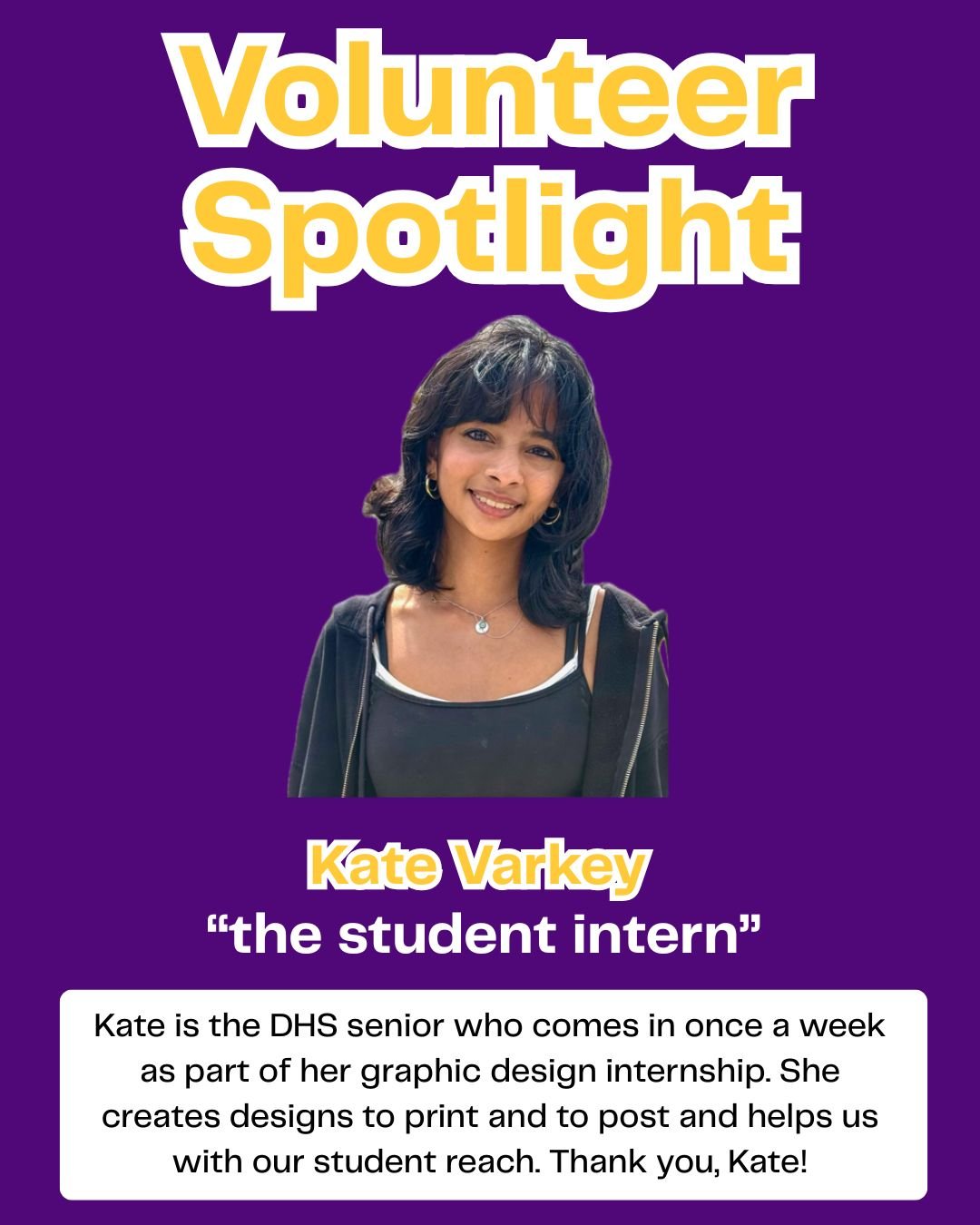 We may be at the end of National Volunteer Appreciation week, but we are at the genesis of our work at DEF. All the programs, all the events, all the advocacy, all the funding is for the students of Decatur. We take this moment to spotlight just a fe