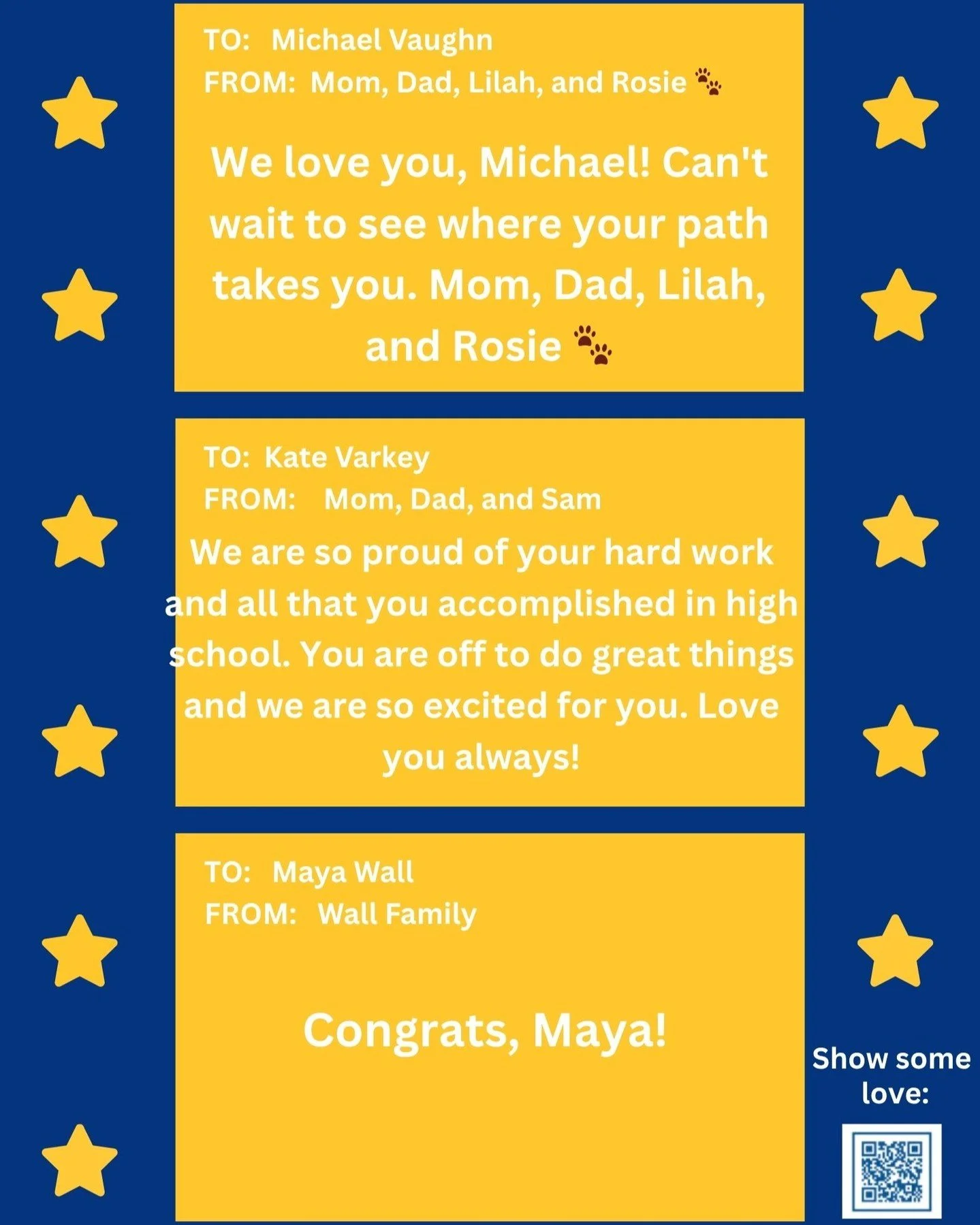 💜💛April 24 Feel Good Friday (part 3)💛💜
You can add your tributes for our CSD teachers and staff - and for any graduating seniors - by going to www.stepupforteachers.com
The best part? This campaign TRULY shows how we step up for our CSD teachers 