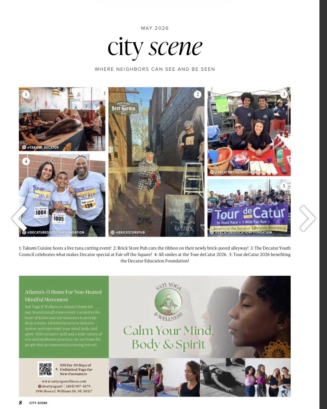 Thanks to our friends at @decaturcitylifestyle for the shoutouts in their May 2026 issue!