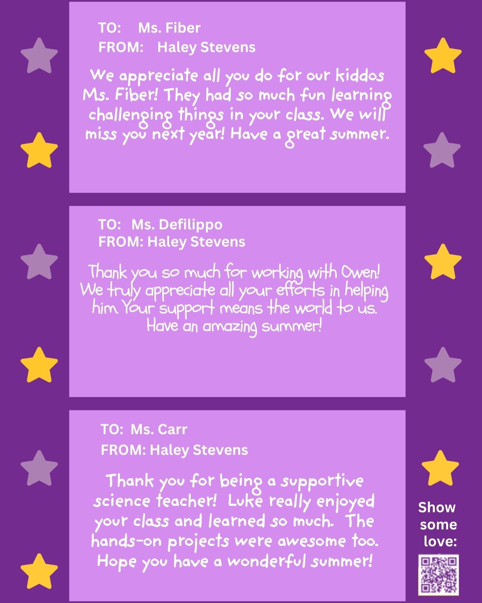 💜💛May 22 Feel Good Friday💛💜 Happy Last Day of the 2025-2026 School Year! 
The Step Up for Teachers campaign funds DEF&rsquo;s Teacher Innovation Grants. Thank you for supporting DEF so that we can continue to support our teachers! Check out the S