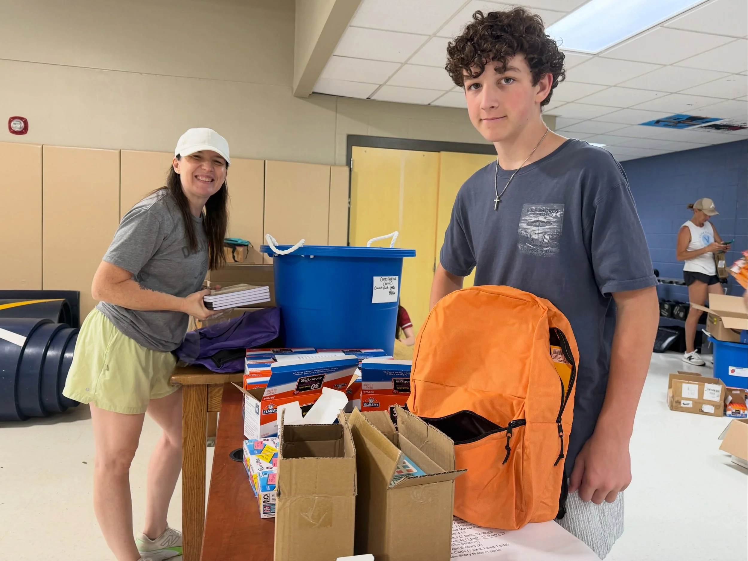 The DEF team, along with our dedicated volunteers, spent last week packing 700 backpacks with school supplies in preparation for CSD&rsquo;s Back 2 School Bash! 

Students were excited to receive their stuffed backpacks yesterday, and they especially