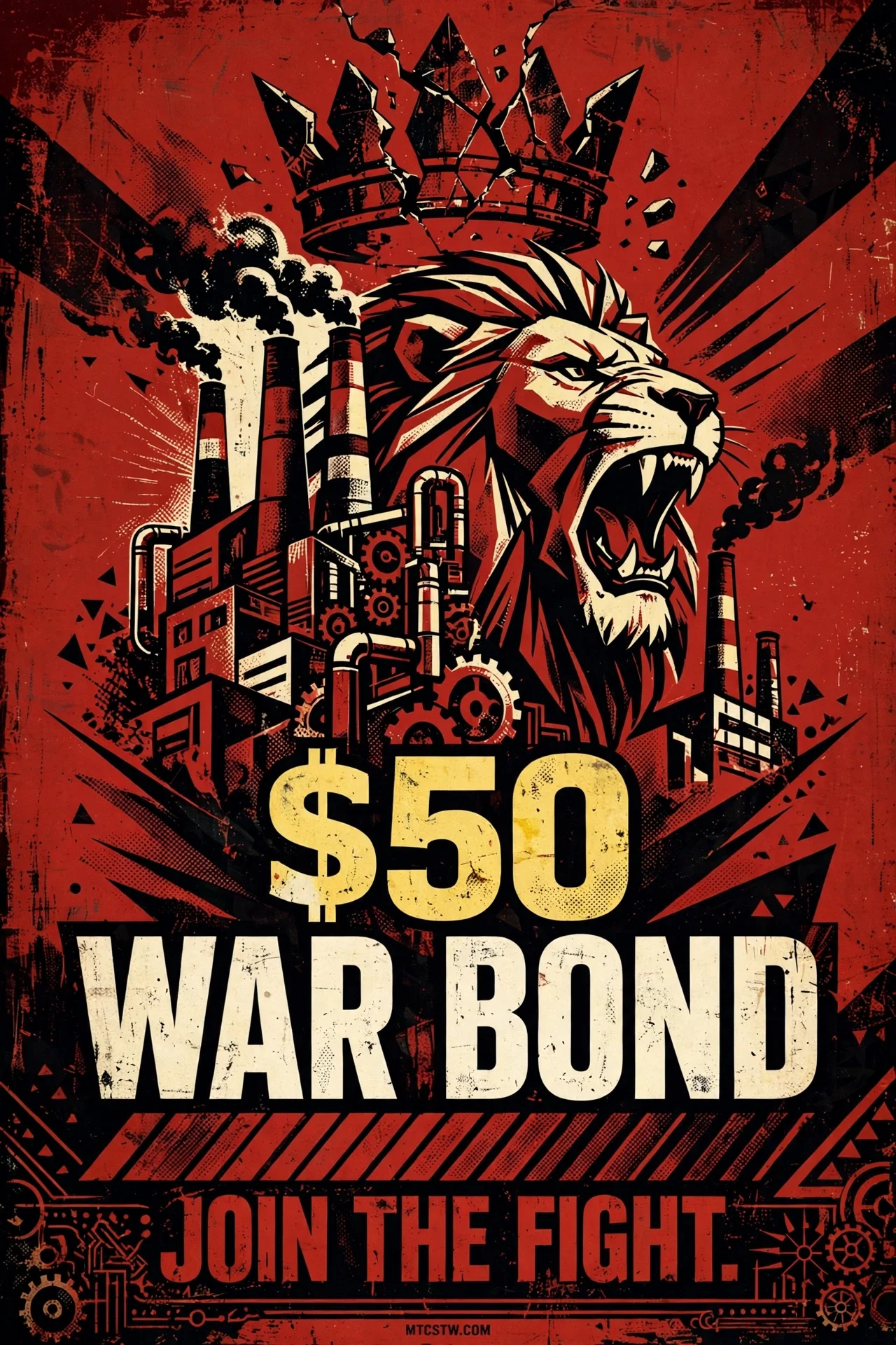 War Bond $50 — JOIN THE FIGHT. MTCSTW.COM