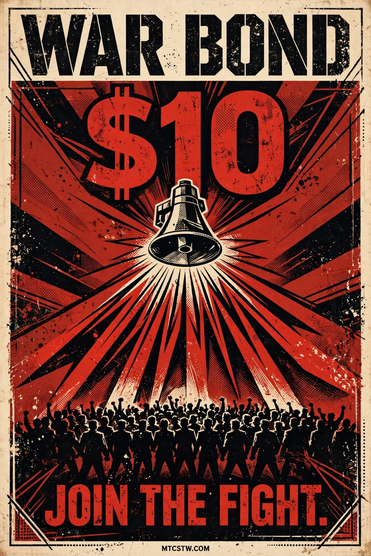 War Bond $10 — JOIN THE FIGHT. MTCSTW.COM