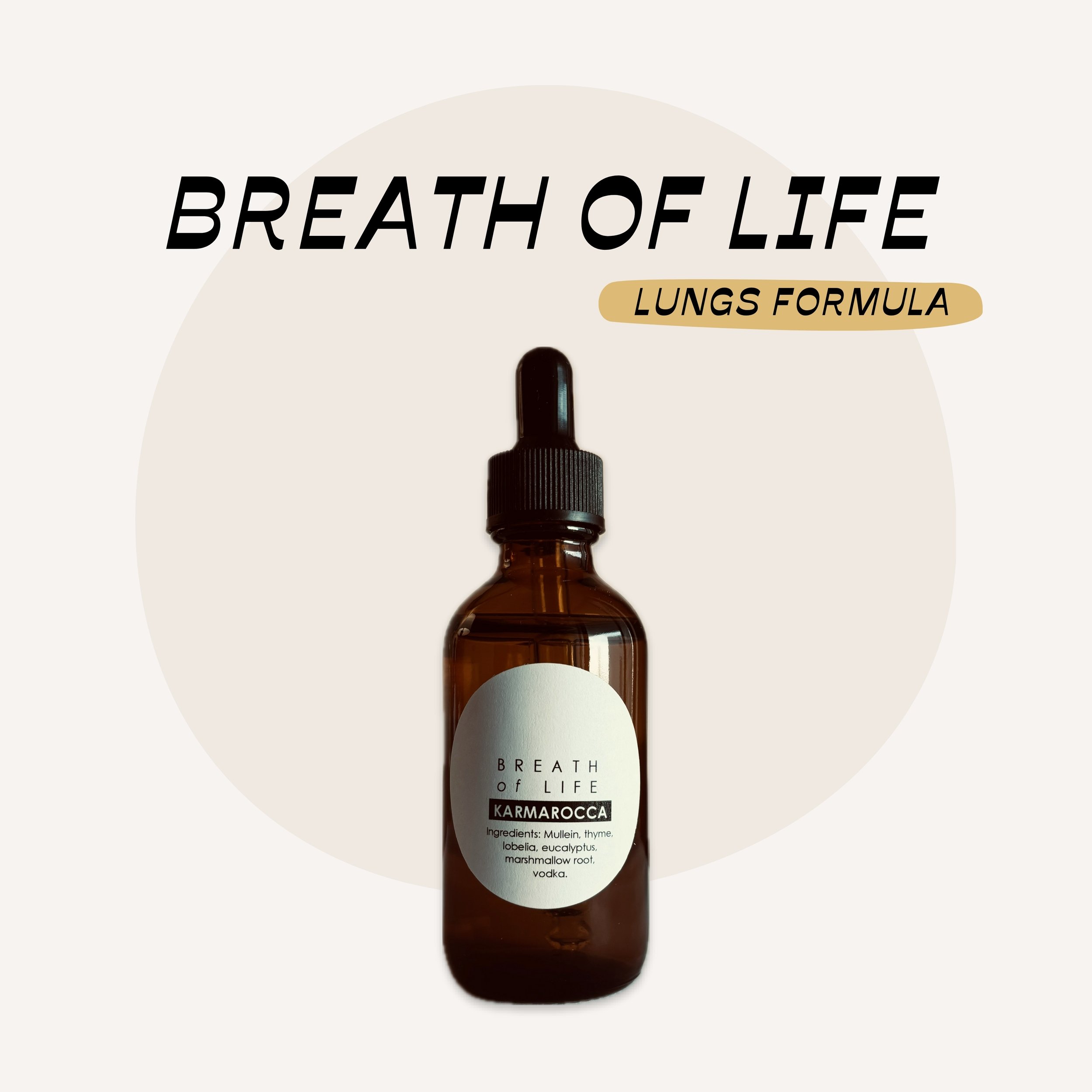 BREATH OF LIFE ••• herbal formula for the respiratory system