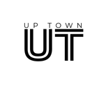 Logo with the words 'UP TOWN' above large 'UT' in stylized font.