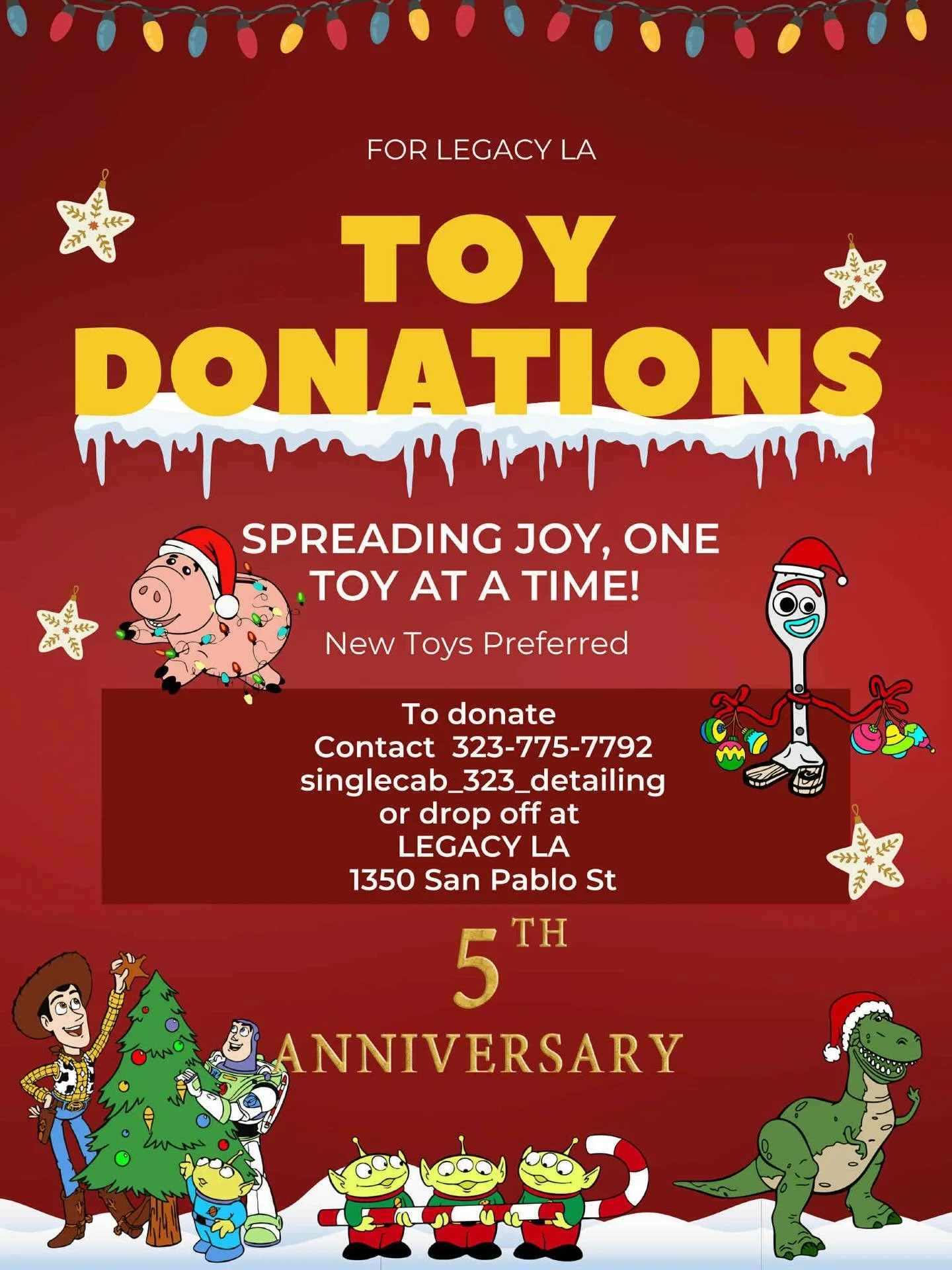 🚂Join us in making magic happen!! 
This season, you can help make a child&rsquo;s day a little brighter ✨
We&rsquo;re collecting new toy donations to bring holiday cheer to the children in our community 🎁 🎄
Every toy makes a difference💛🧸

Toys w
