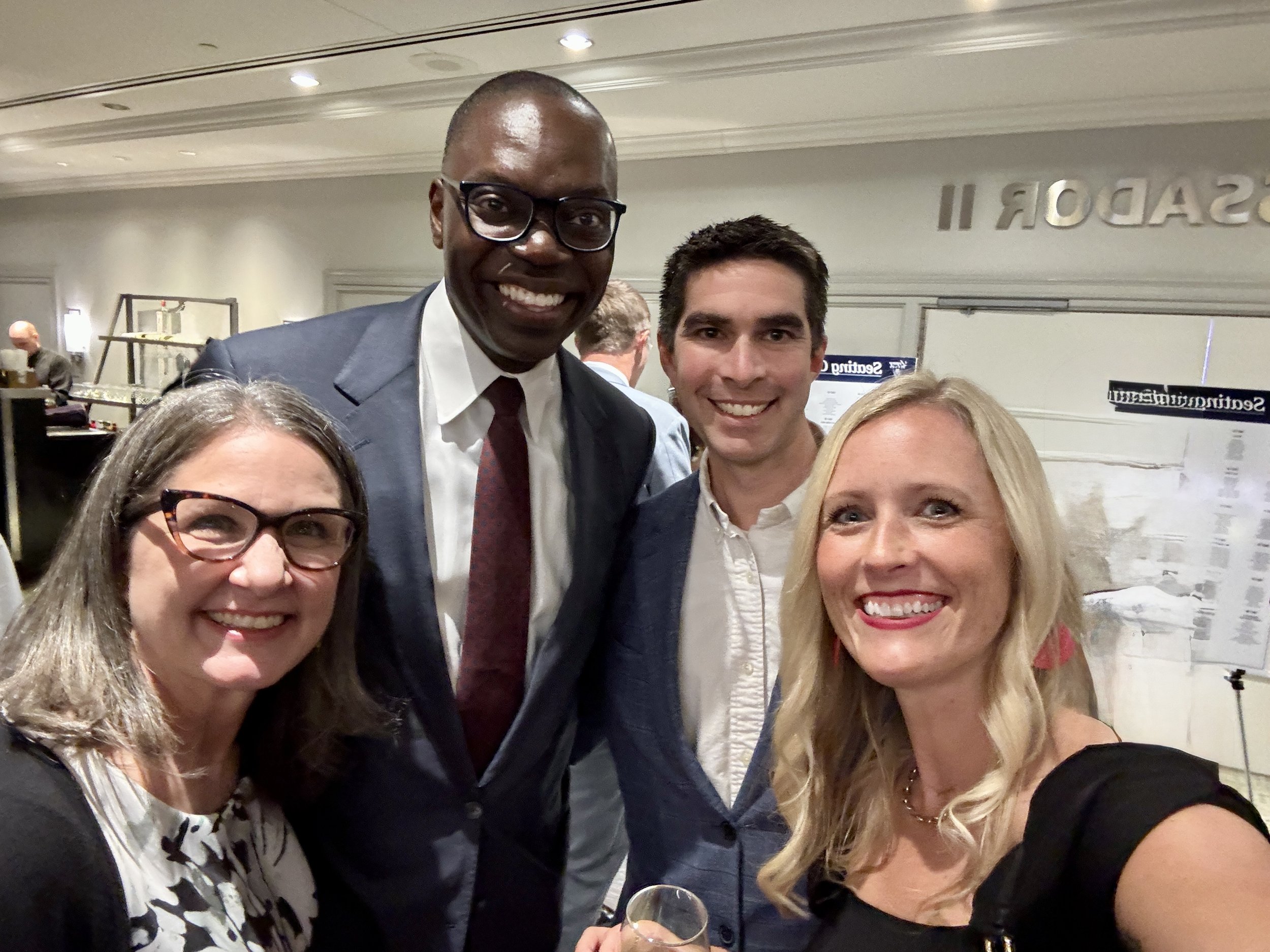 Meeting Lt. Gov. Gilchrist