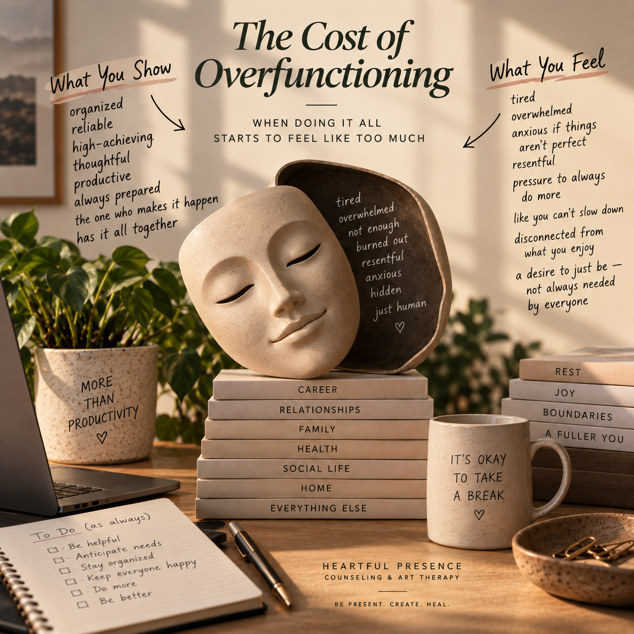 When Being the Capable One Feels Exhausting: The Hidden Cost of Overfunctioning, Performing Wellness and Always Having It Together